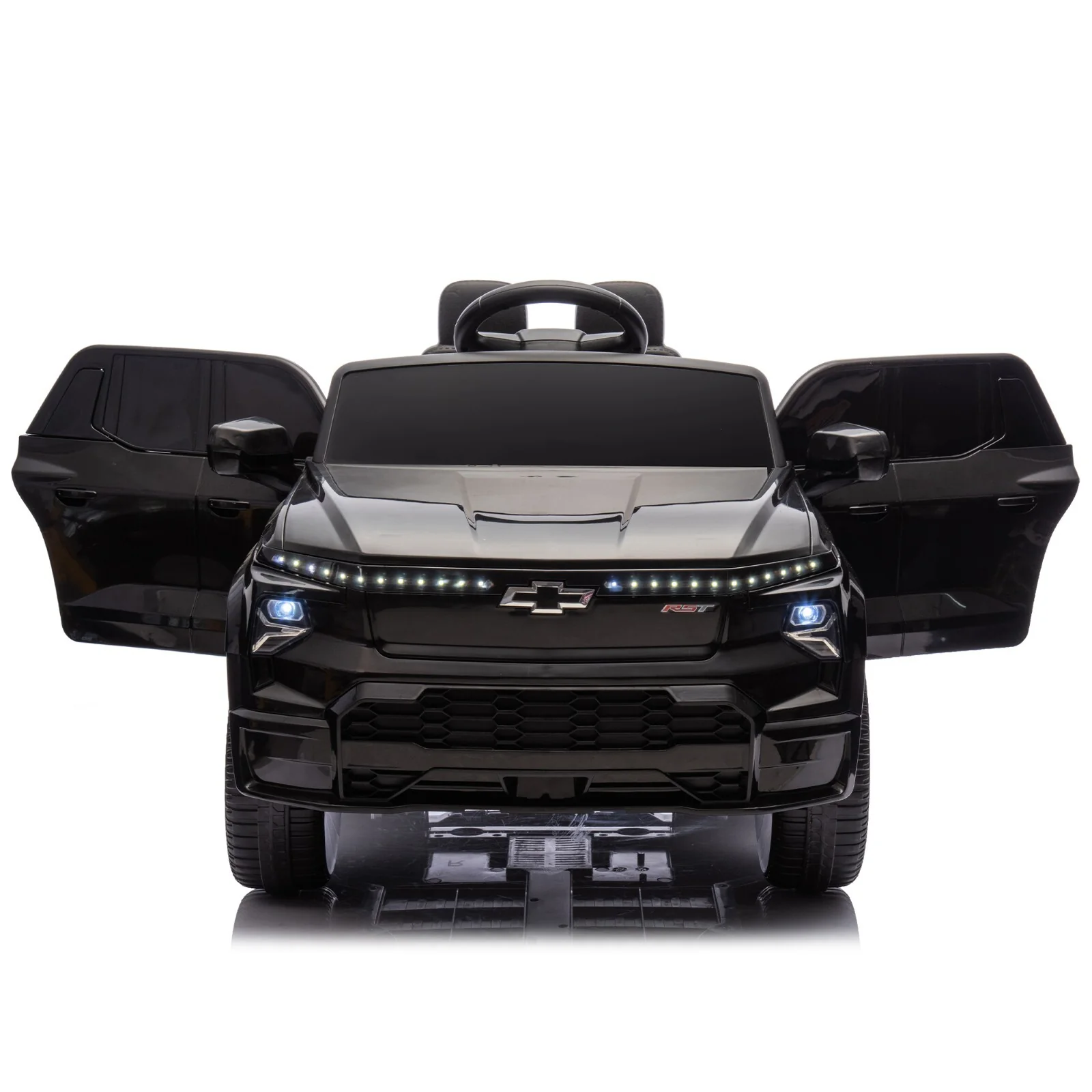 24V Kids Ride-On Truck with Remote Control Licensed Chevrolet Silverado - Image 18