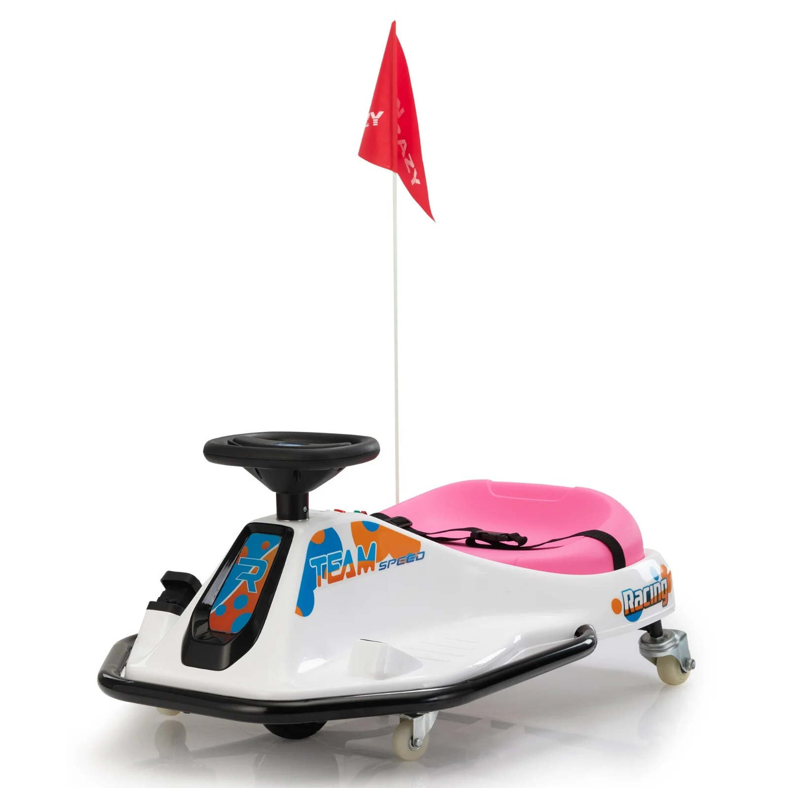 24V Electric Kids Ride-On Drift Go-Kart Battery-Powered Vehicle Available in 3 Colors - Image 9
