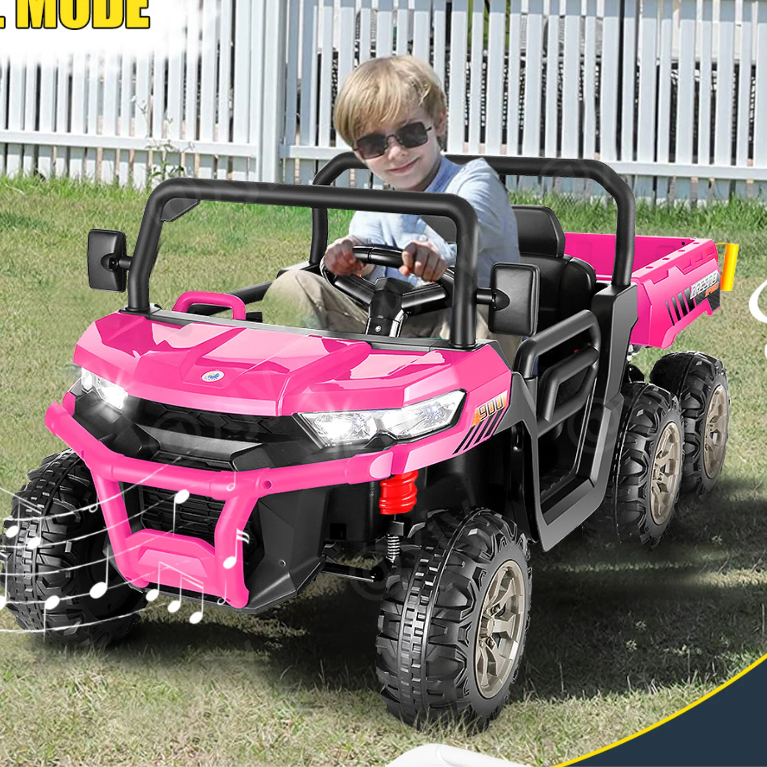 24V Kids 2-Seater Electric Ride-On Dump Truck with Remote Control - Image 25