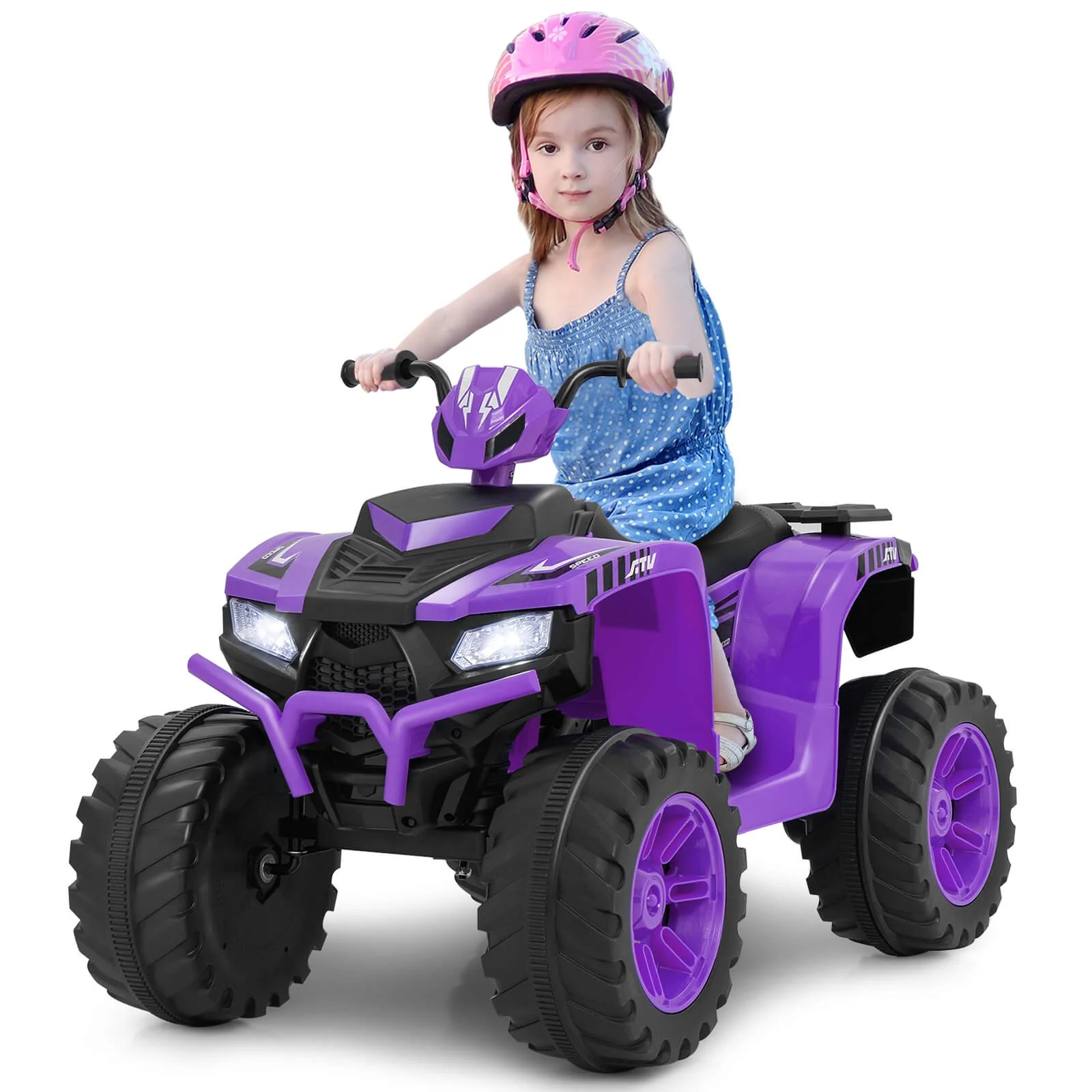 24V Electric 4-Wheeler ATV Ride-On for Kids with Wireless Remote Control