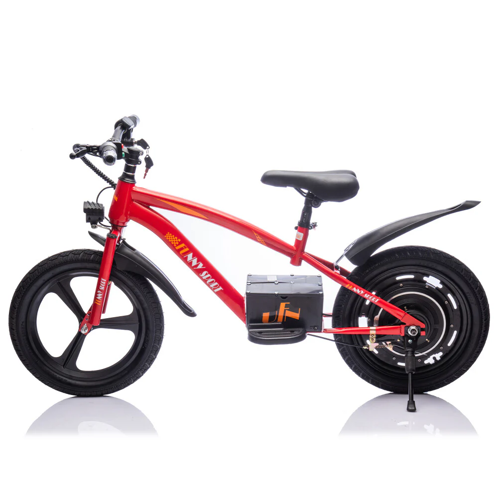 24V 300W Electric Ride-On Bike for Kids Ages 5–12 with 16" Wheels and 12.4 MPH Speed - Image 24