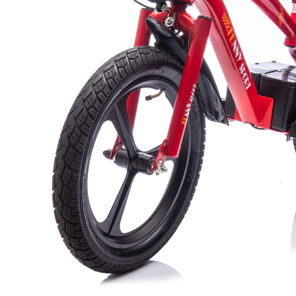 24V 300W Electric Ride-On Bike for Kids Ages 5–12 with 16" Wheels and 12.4 MPH Speed - Image 30