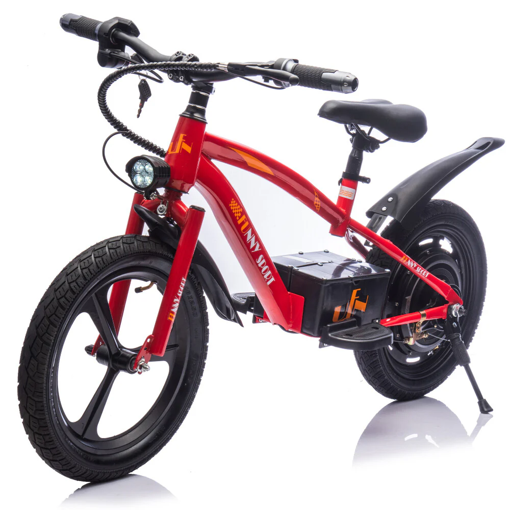 24V 300W Electric Ride-On Bike for Kids with 16-Inch Wheels, 12.4 MPH Top Speed, Ages 5–12 - Image 37