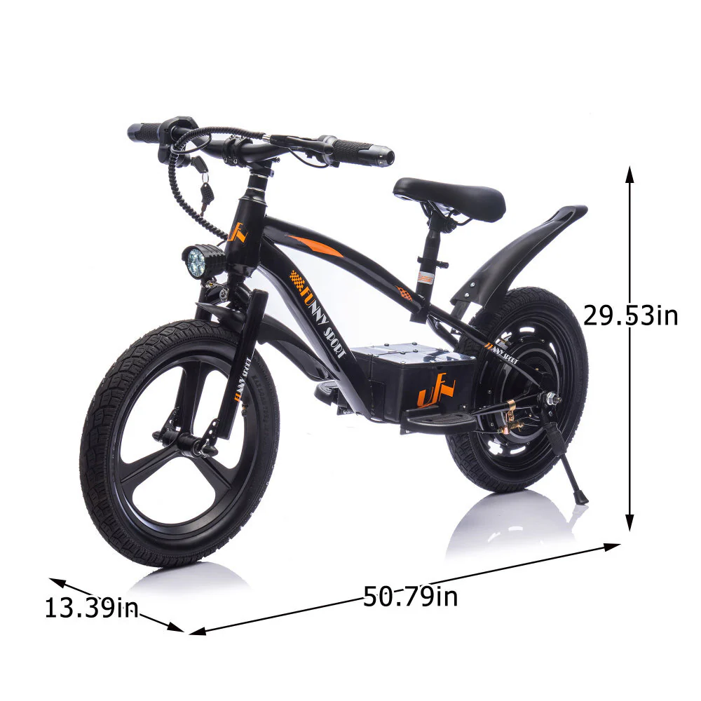 24V Kids Electric Ride-On Dirt Bike with 300W Motor and Electric Balance Feature - Image 3