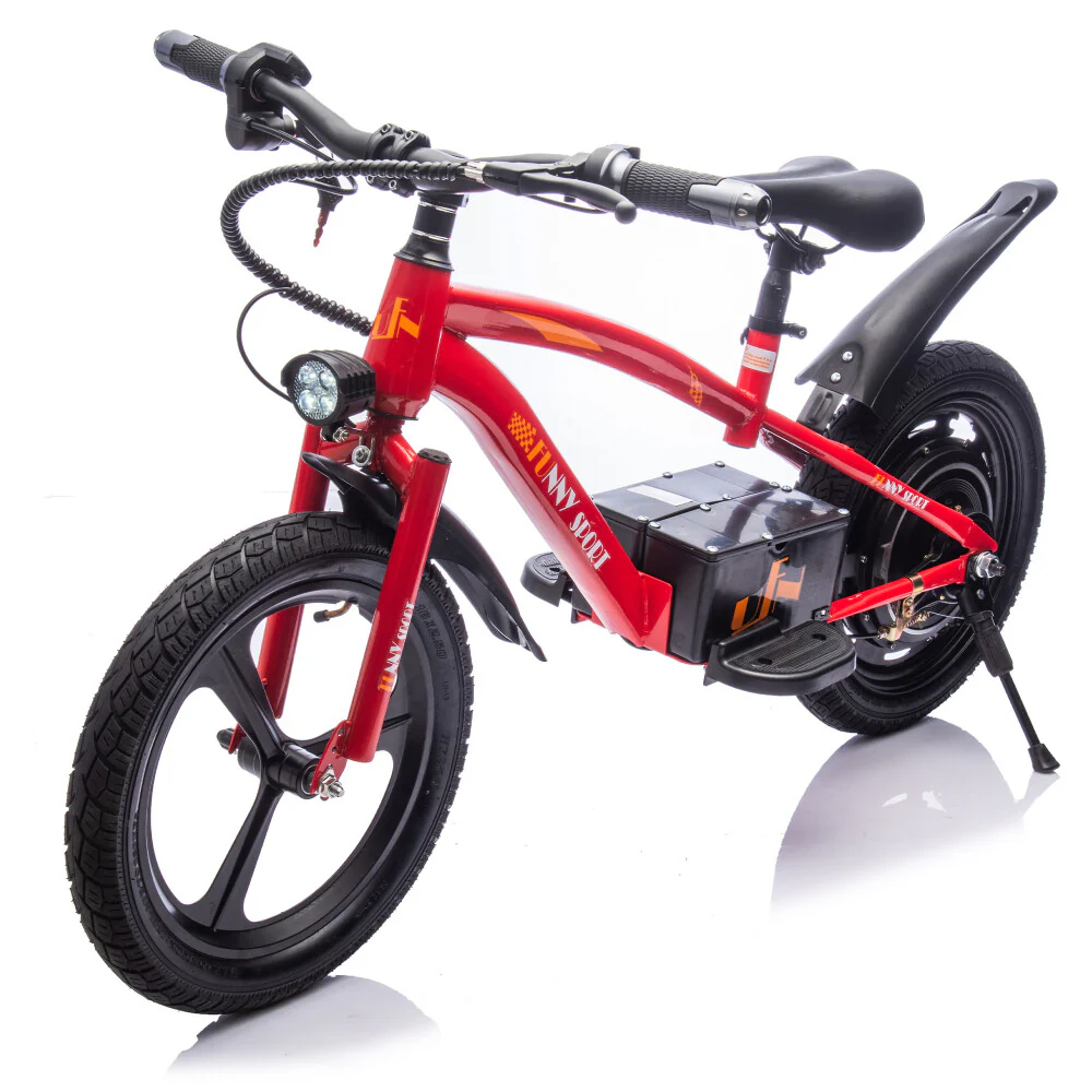 24V Kids Electric Ride-On Dirt Bike with 300W High-Power Motor and Electric Balance System - Image 6