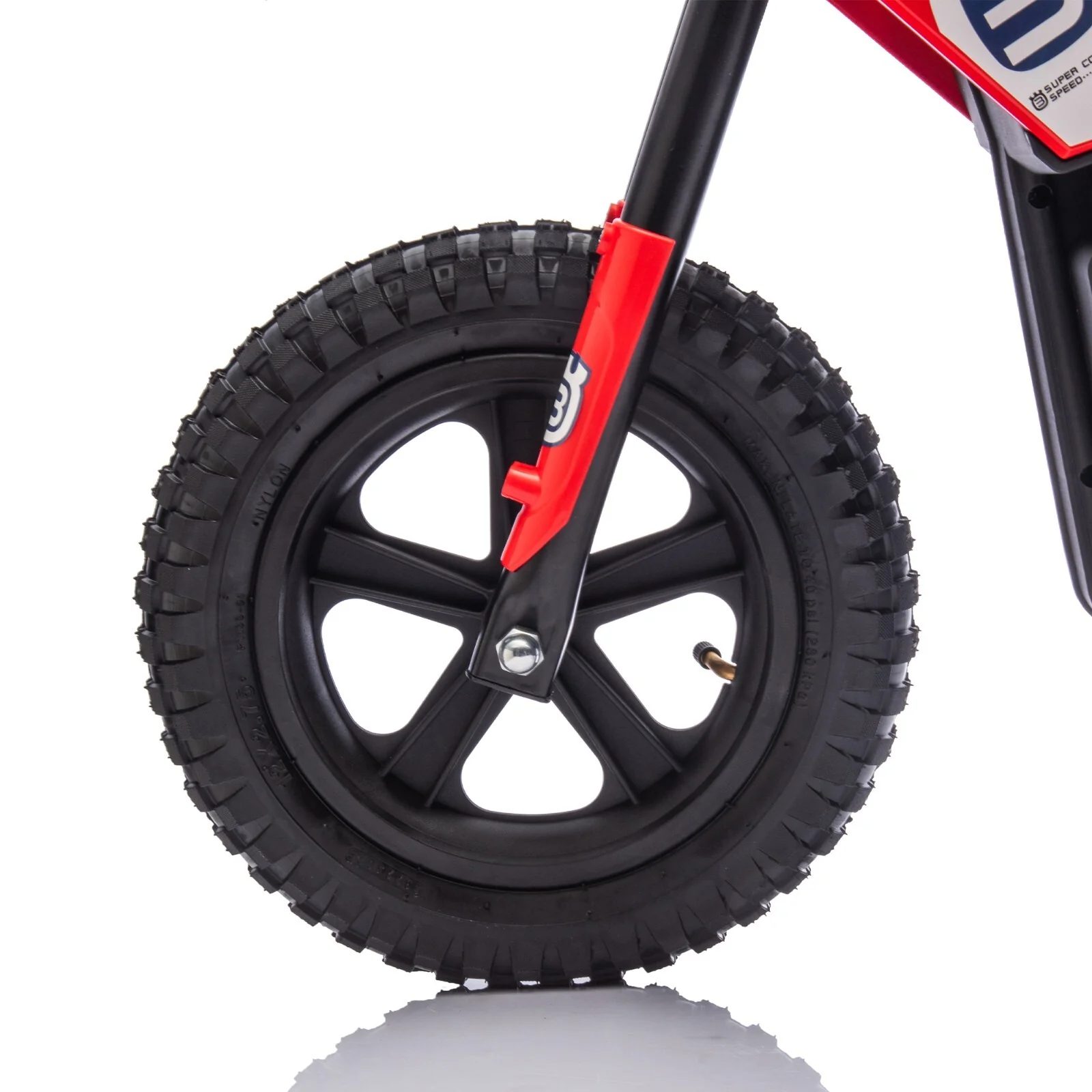 24V Kids Ride-On Electric Motocross Motorcycle Toy Red with Adjustable Speeds 3.1-9.3 MPH - Image 23