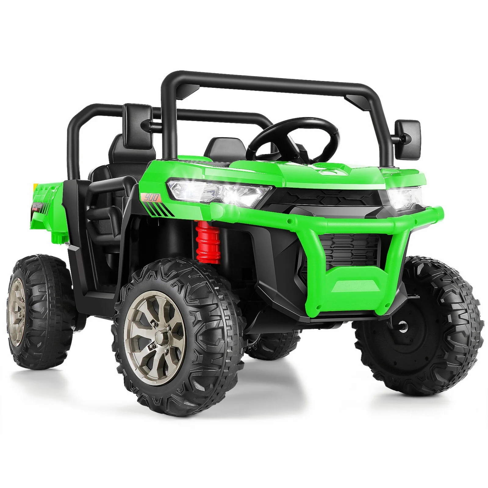 24V Kids Electric 2-Seater Dump Truck Ride-On Toy with Remote Control and Power Wheels - Image 3