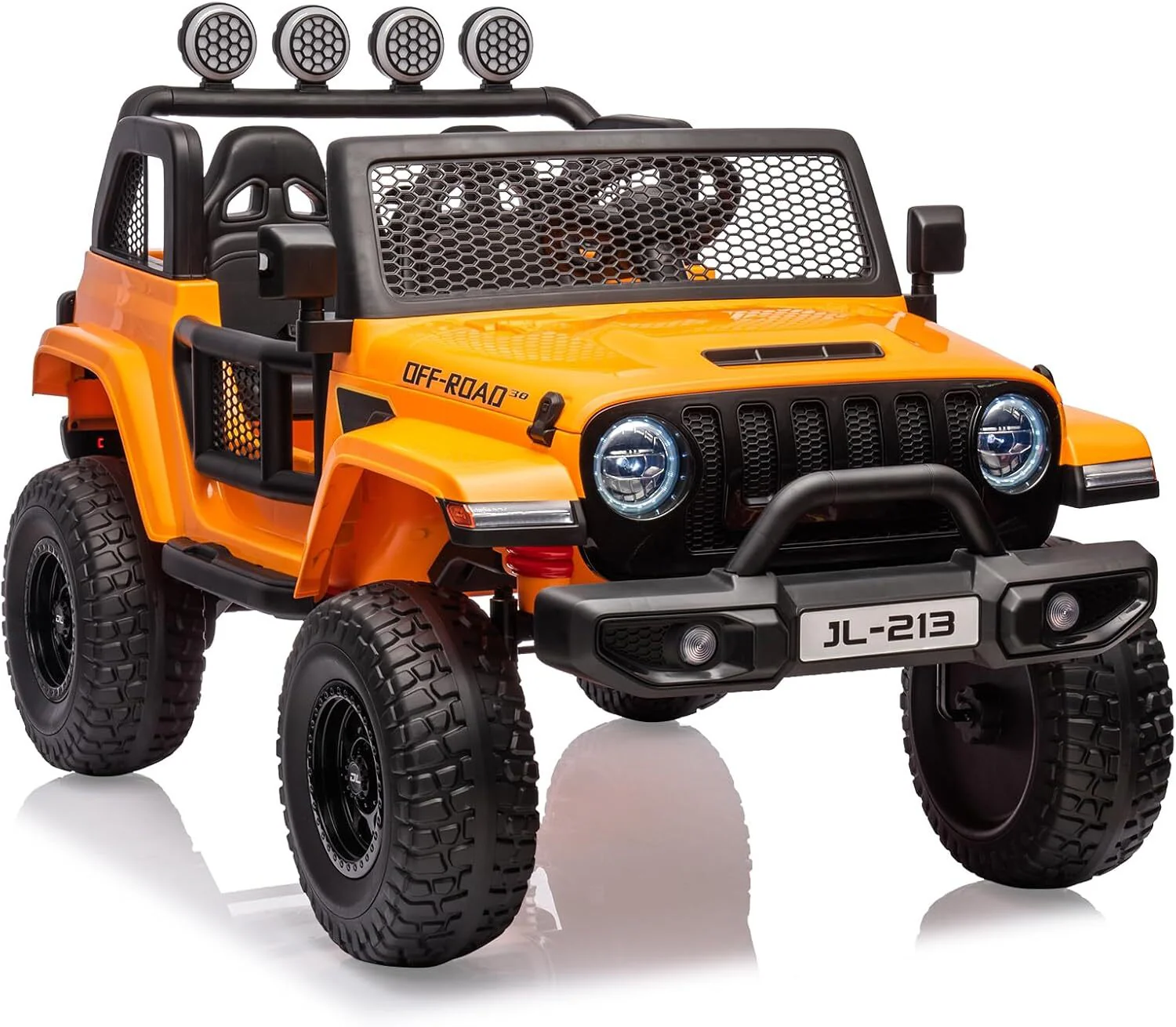 24V 2-Seater Electric Kids Ride-On Truck with Switchable 2WD/4WD and Remote Control - Image 2
