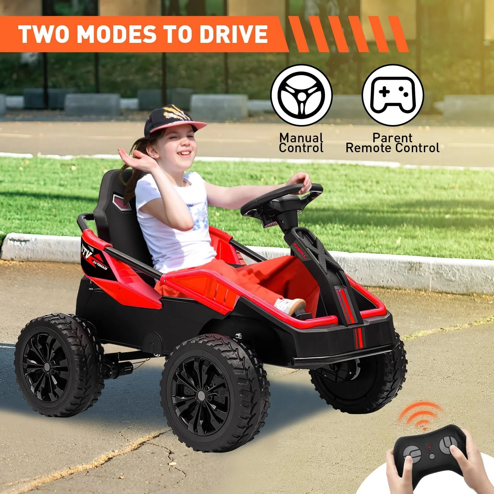 24V Electric Kids Ride-On UTV Car with Battery Power, Remote Control, and Music Features - Image 21