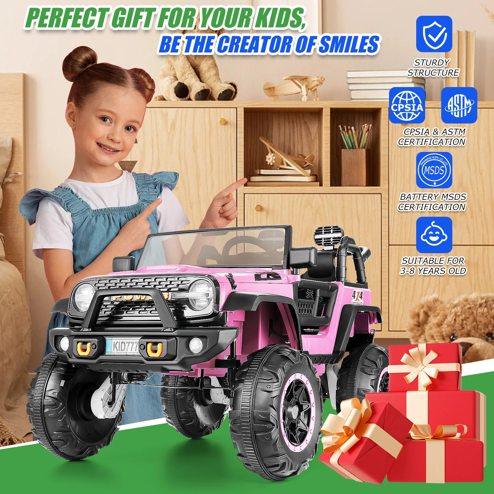 24V Battery-Powered Electric Ride-On Car for Kids with Remote Control - Image 18