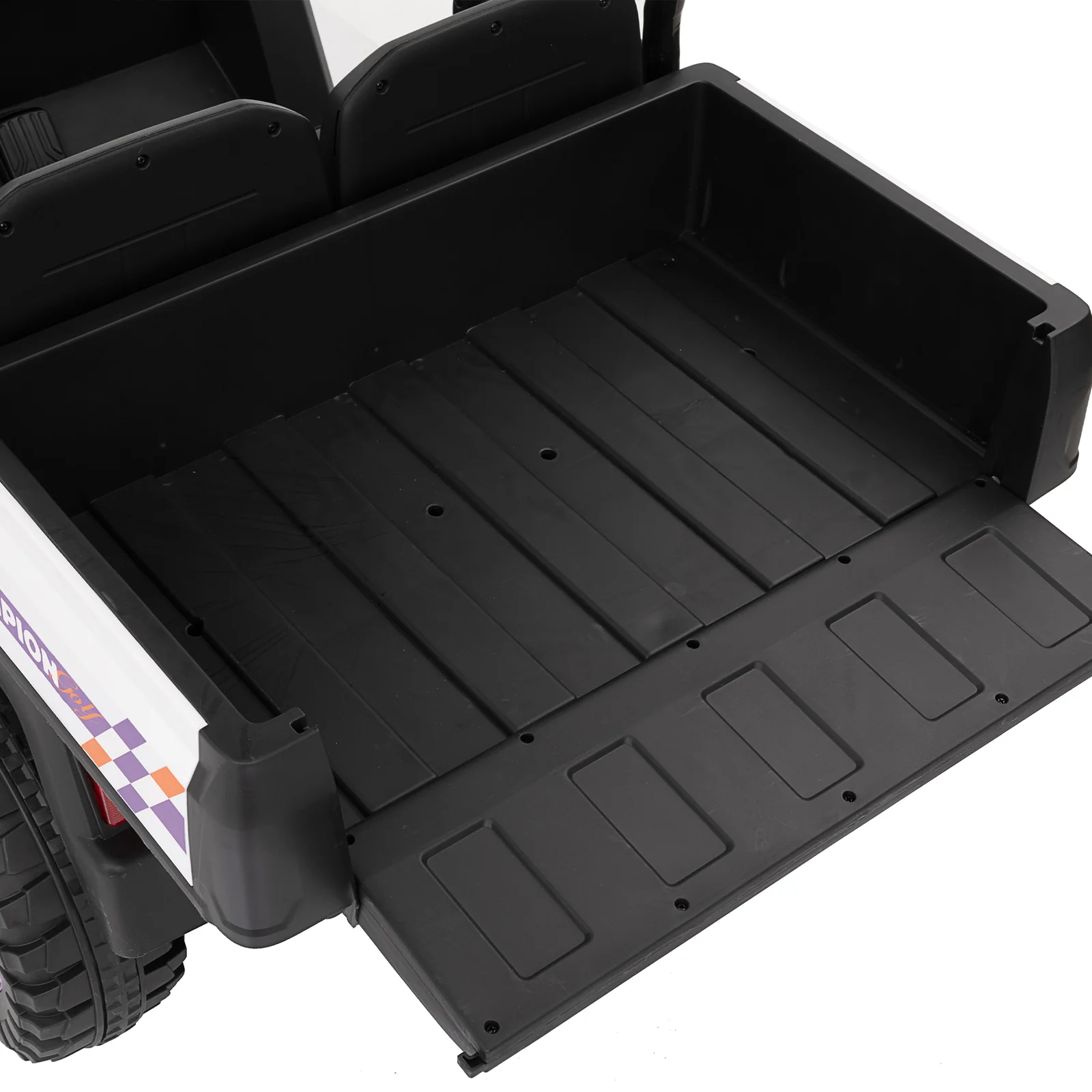 24V Kids 4WD Ride-On Truck 2-Seater Golf Cart with Sun Shade, Storage Trunk, and Remote Control - Image 25