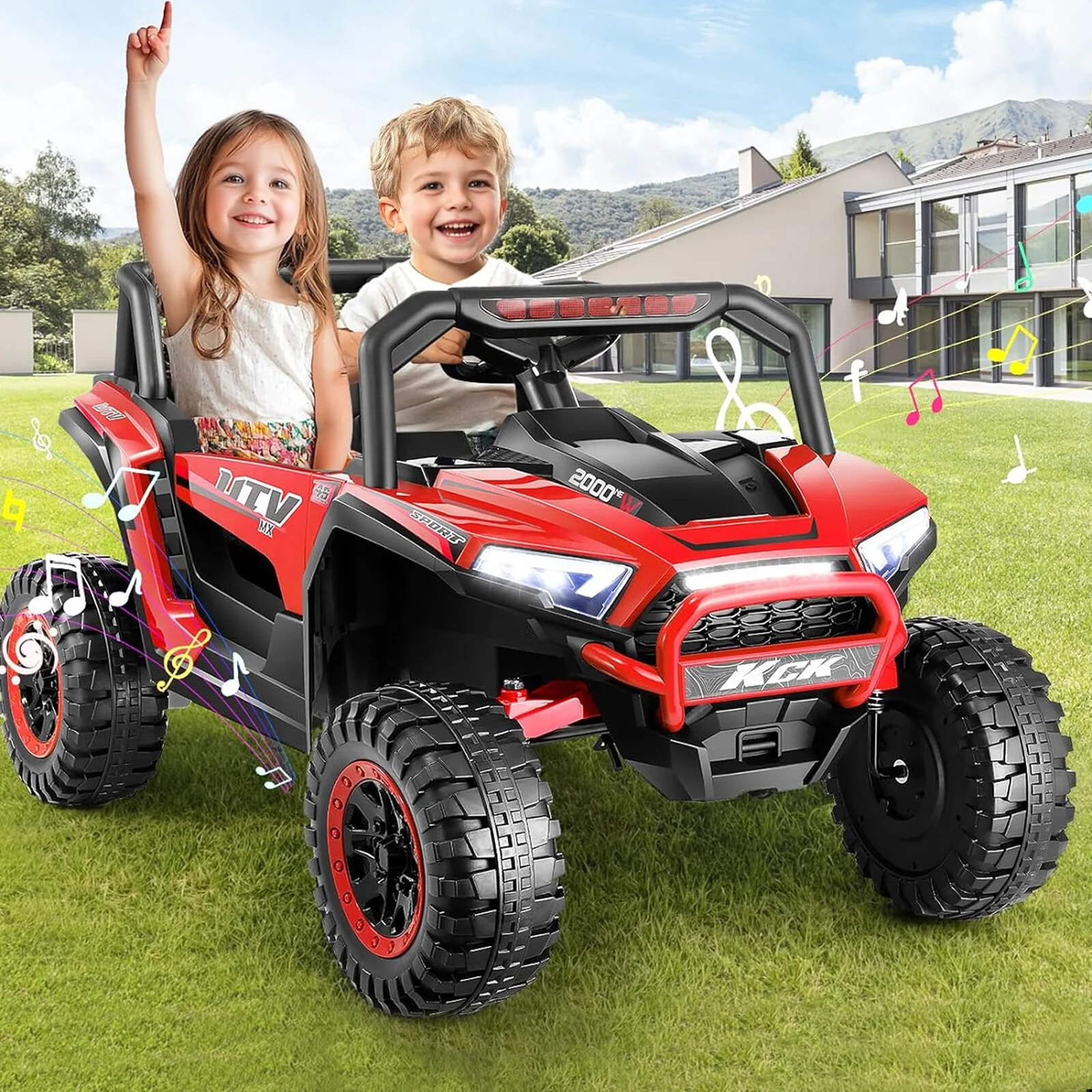 24V Electric Kids Ride-On UTV Car 4-Wheeler Off-Road with Remote Control - Image 9