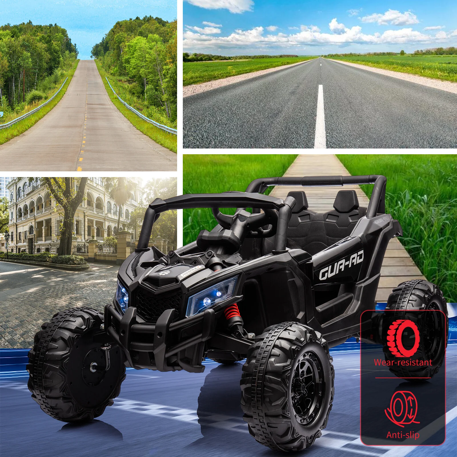 24V Kids Electric Ride-On UTV Car Toy 4-Wheeler Off-Road with Remote Control - Image 11