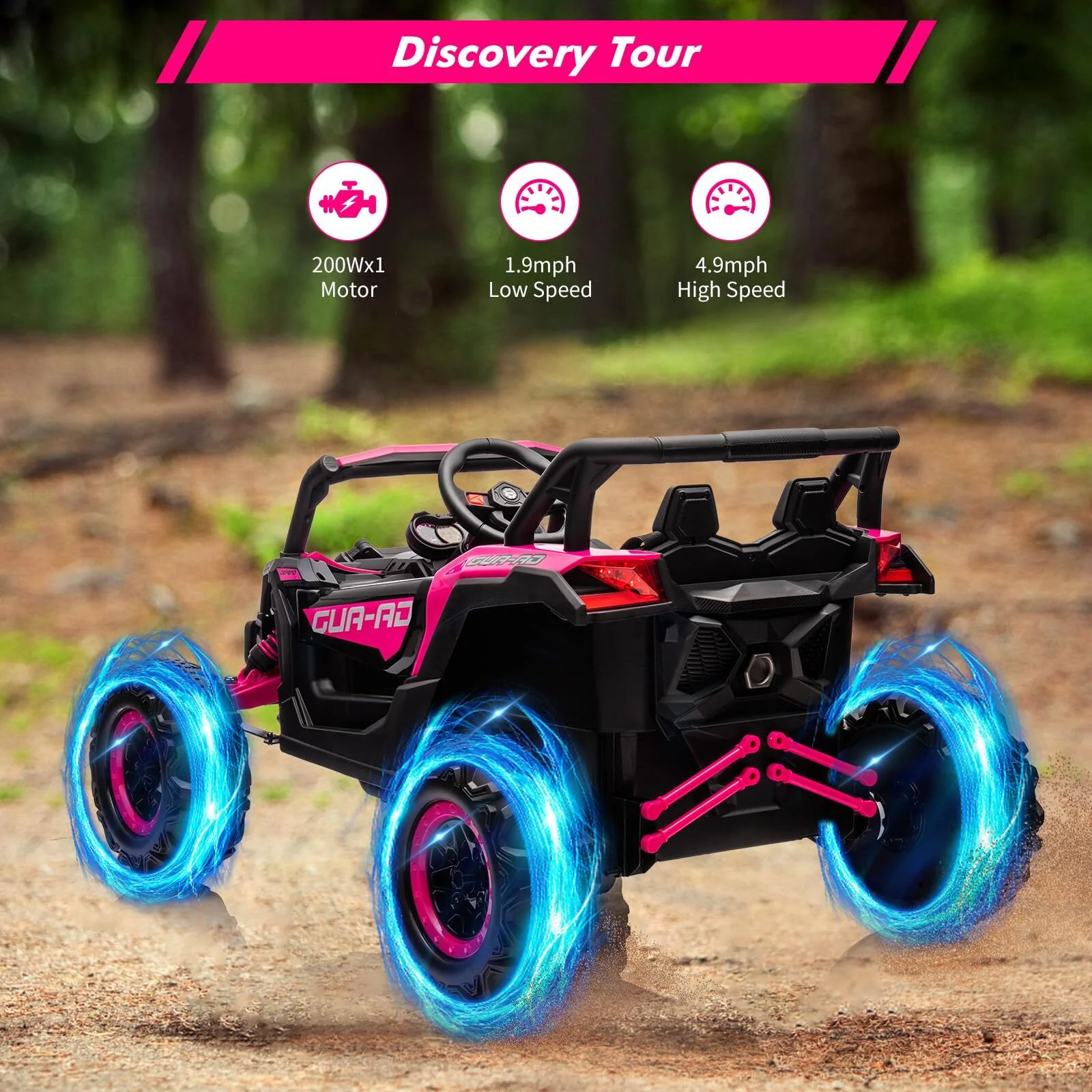 24V Electric Kids Ride-On UTV Car 4-Wheeler Off-Road with Remote Control - Image 15
