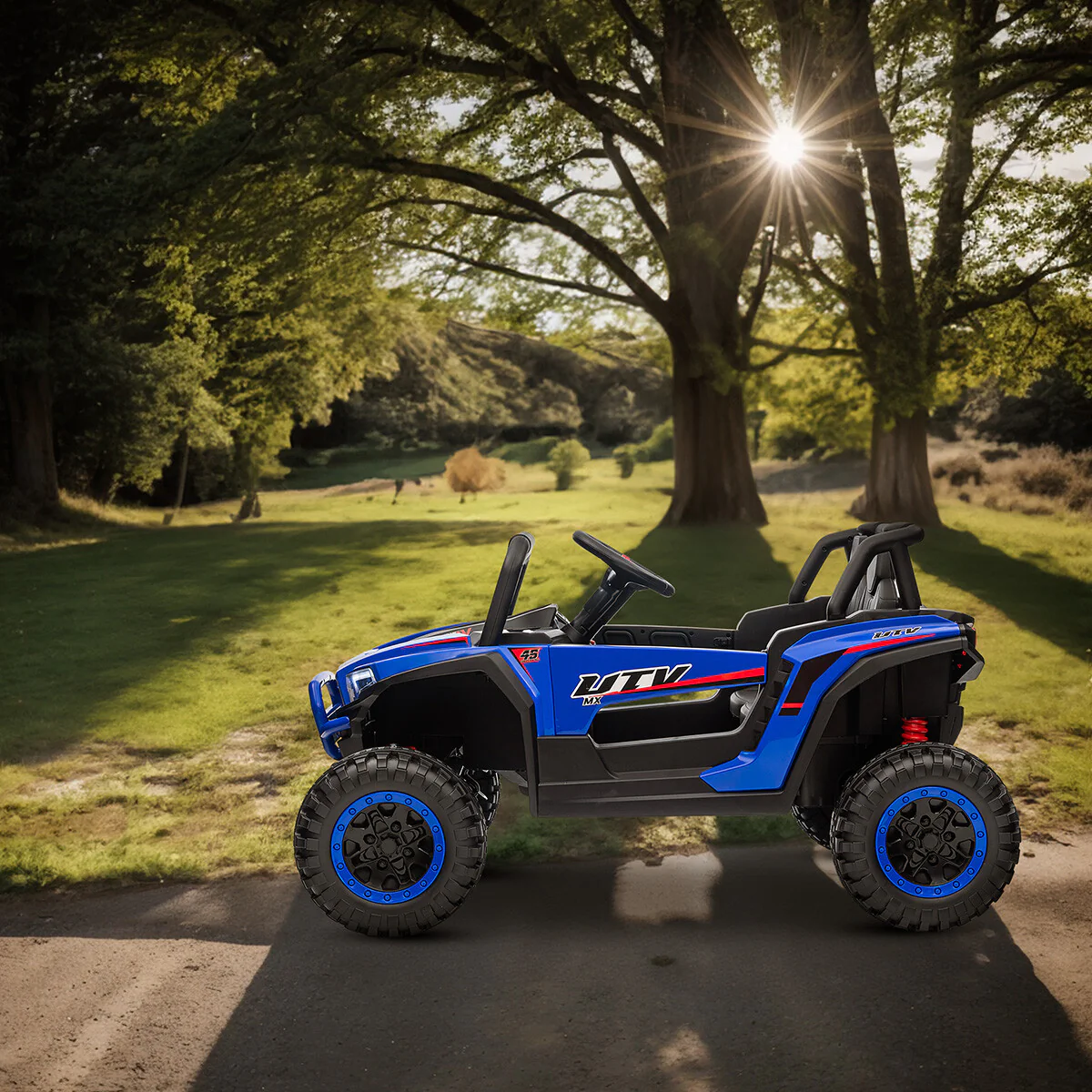 24V Kids Electric Ride-On UTV Car 4-Wheeler Off-Road Toy with Remote Control - Image 9