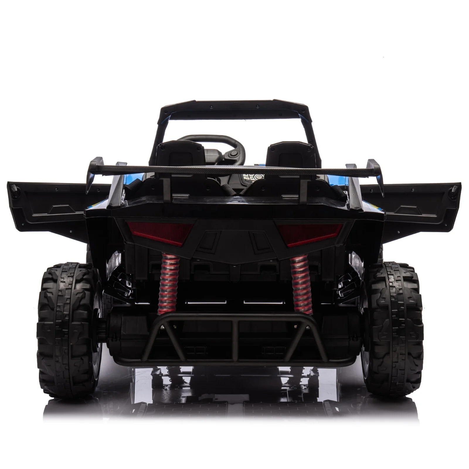 24V Kids Electric Ride-On 4-Wheeler Off-Road UTV Toy with Remote Control Blue - Image 19