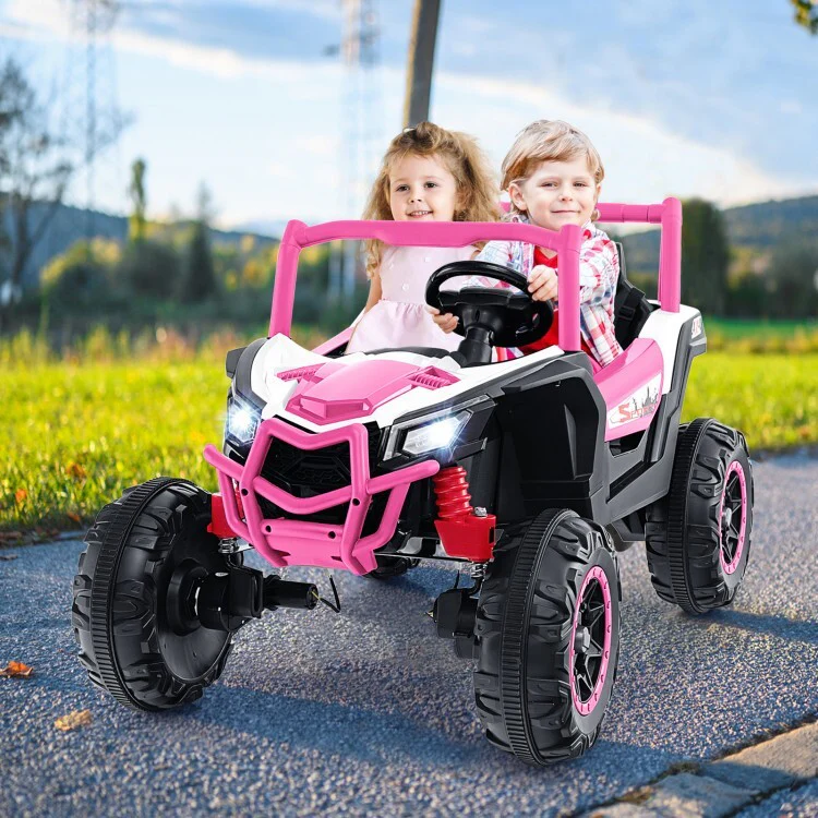 24V Kids 2-Seater Ride-On UTV Toy with 2.4G Remote Control for Ages 3 and Up - Image 3