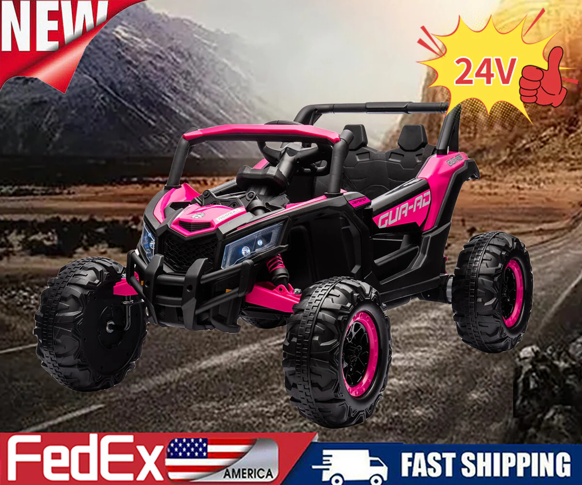 24V Battery-Powered Kids Electric UTV Ride-On Car with Remote Control Off-Road Vehicle - Image 9