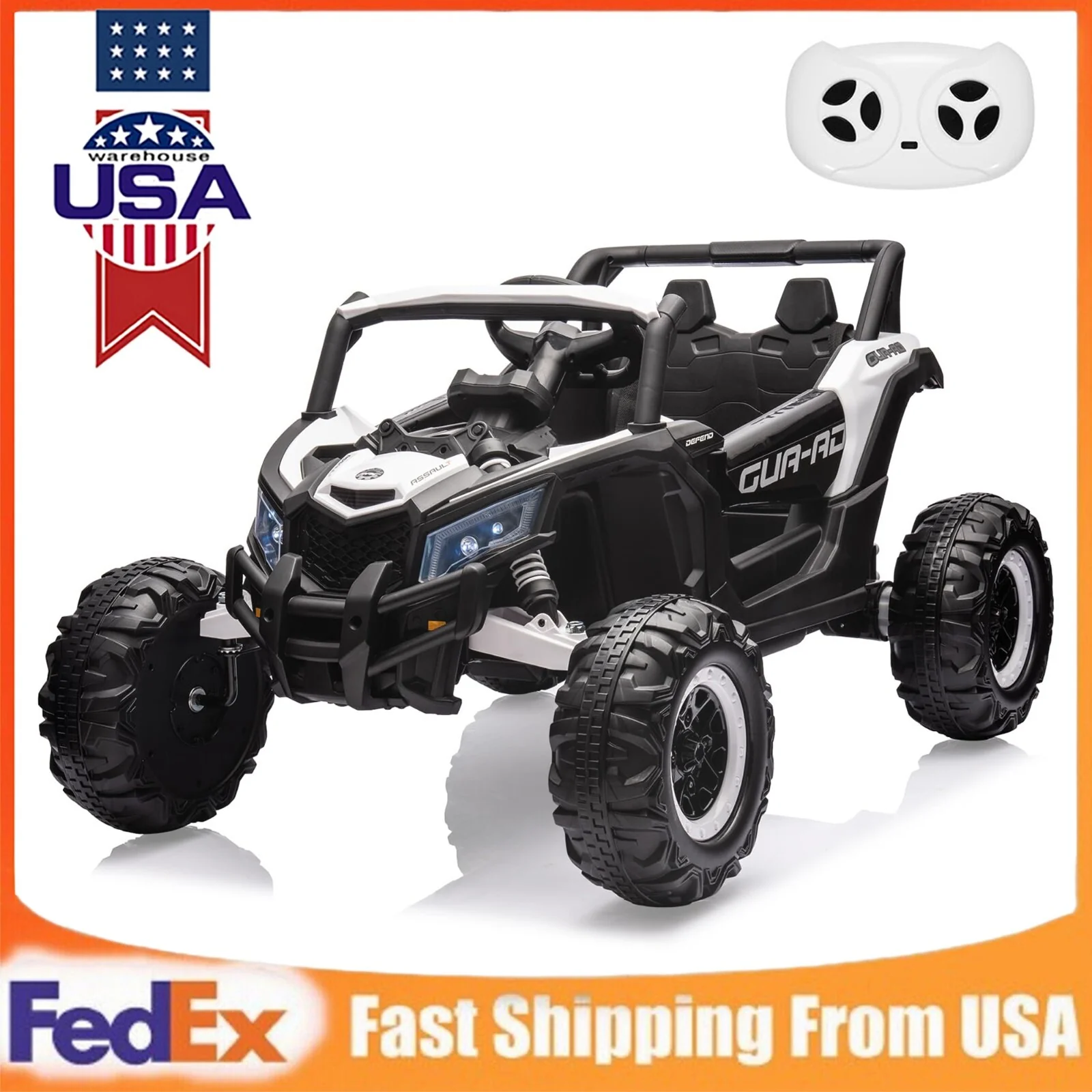 24V Battery-Powered Kids 4-Wheeler Off-Road UTV Ride-On Car with Remote Control - Image 22