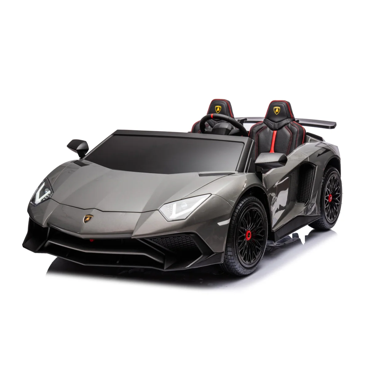 24V Lamborghini Aventador 2 Seater Ride On Car for Kids: Advanced Brushless Motor & Differential for High-Octane Fun - Image 21