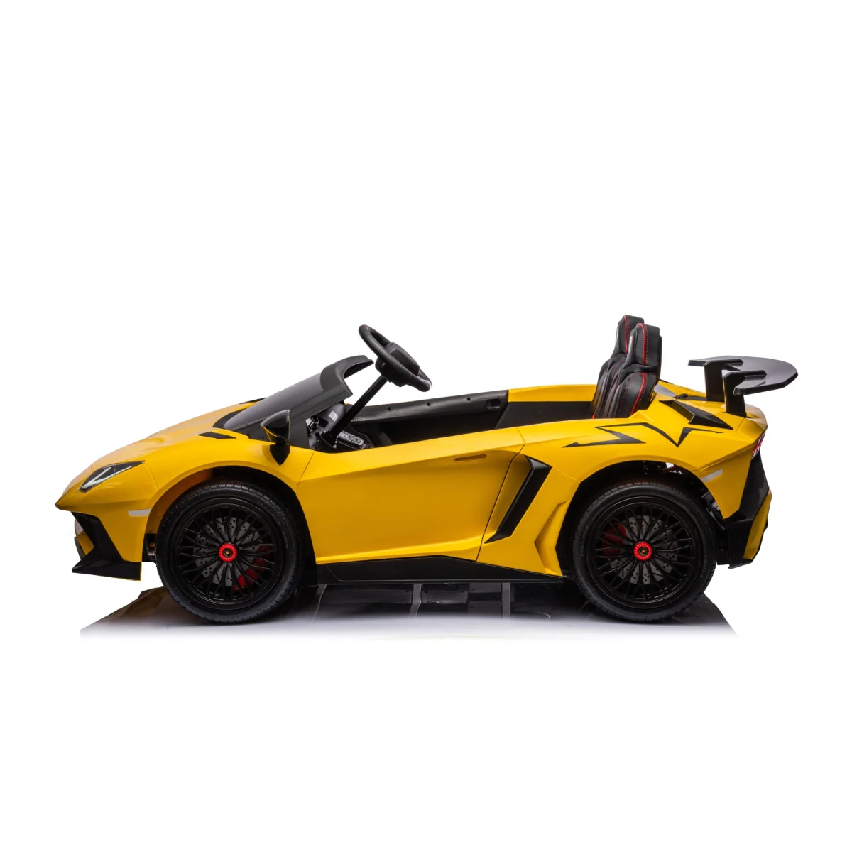 24V Lamborghini Aventador 2 Seater Ride On Car for Kids: Advanced Brushless Motor & Differential for High-Octane Fun - Image 32