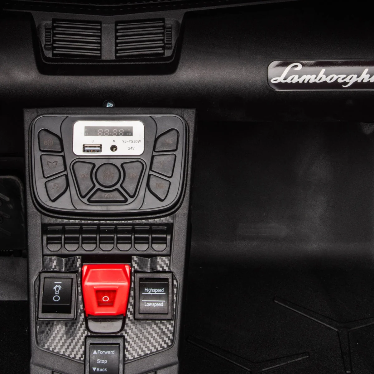 24V Lamborghini Aventador 2 Seater Ride On Car for Kids: Advanced Brushless Motor & Differential for High-Octane Fun - Image 9