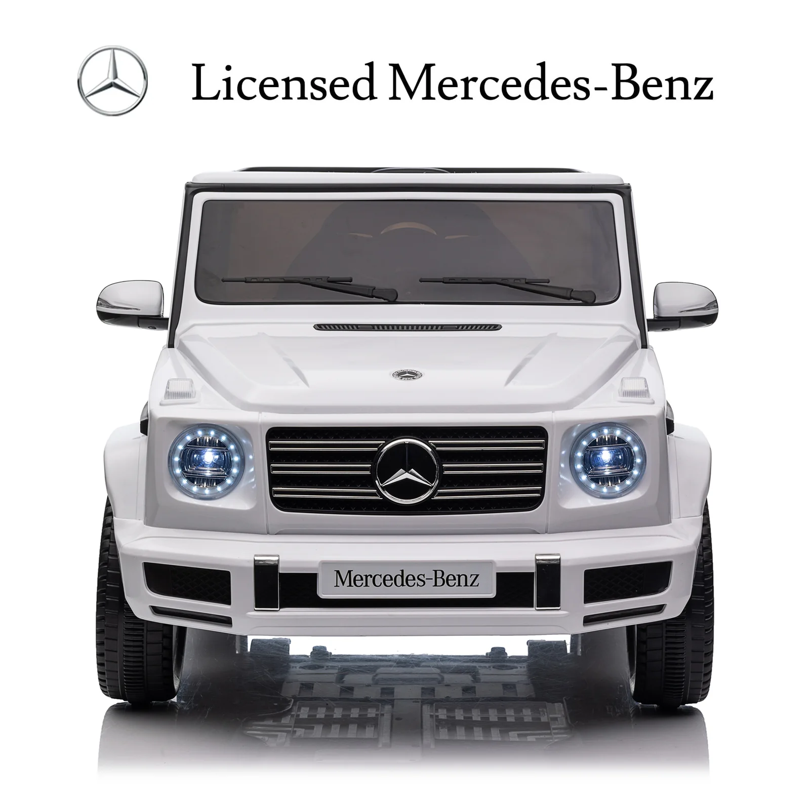 24V Licensed Mercedes-Benz Kids Ride-On Battery-Powered Truck Toy with Remote Control