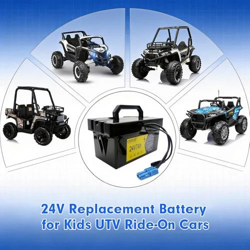 24V7AH Lithium Battery for Kids Ride-On Toys (includes charger) - Image 3