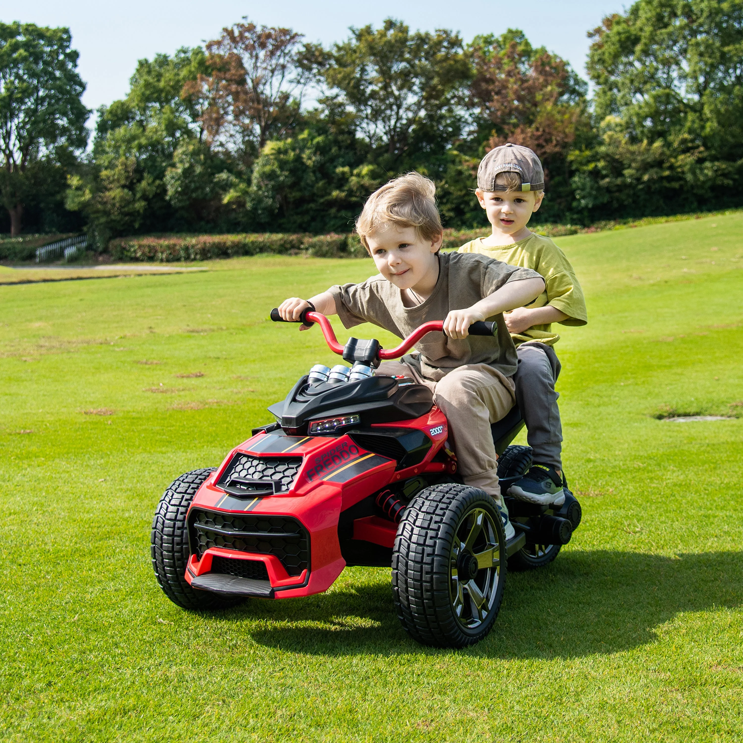 24V Magic Cars Spider 2 Seater Ride-On 3 Wheel Motorcycle - Image 22