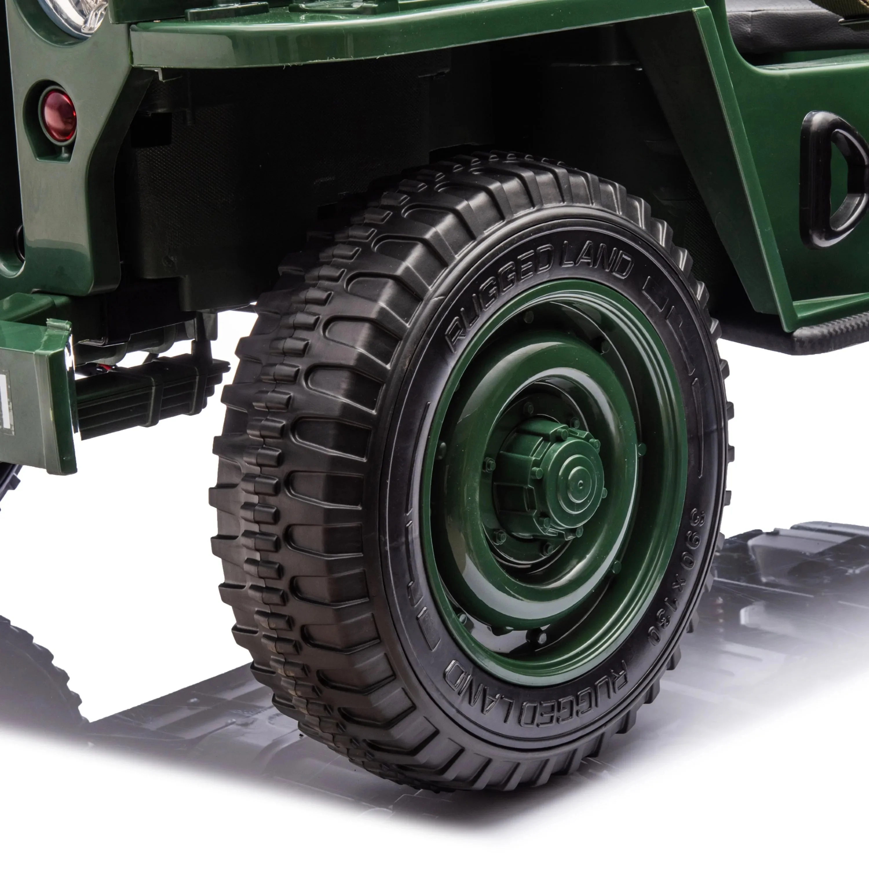 24V Magic Cars Military Willy Jeep 3 Seater Electric Ride on - Image 10