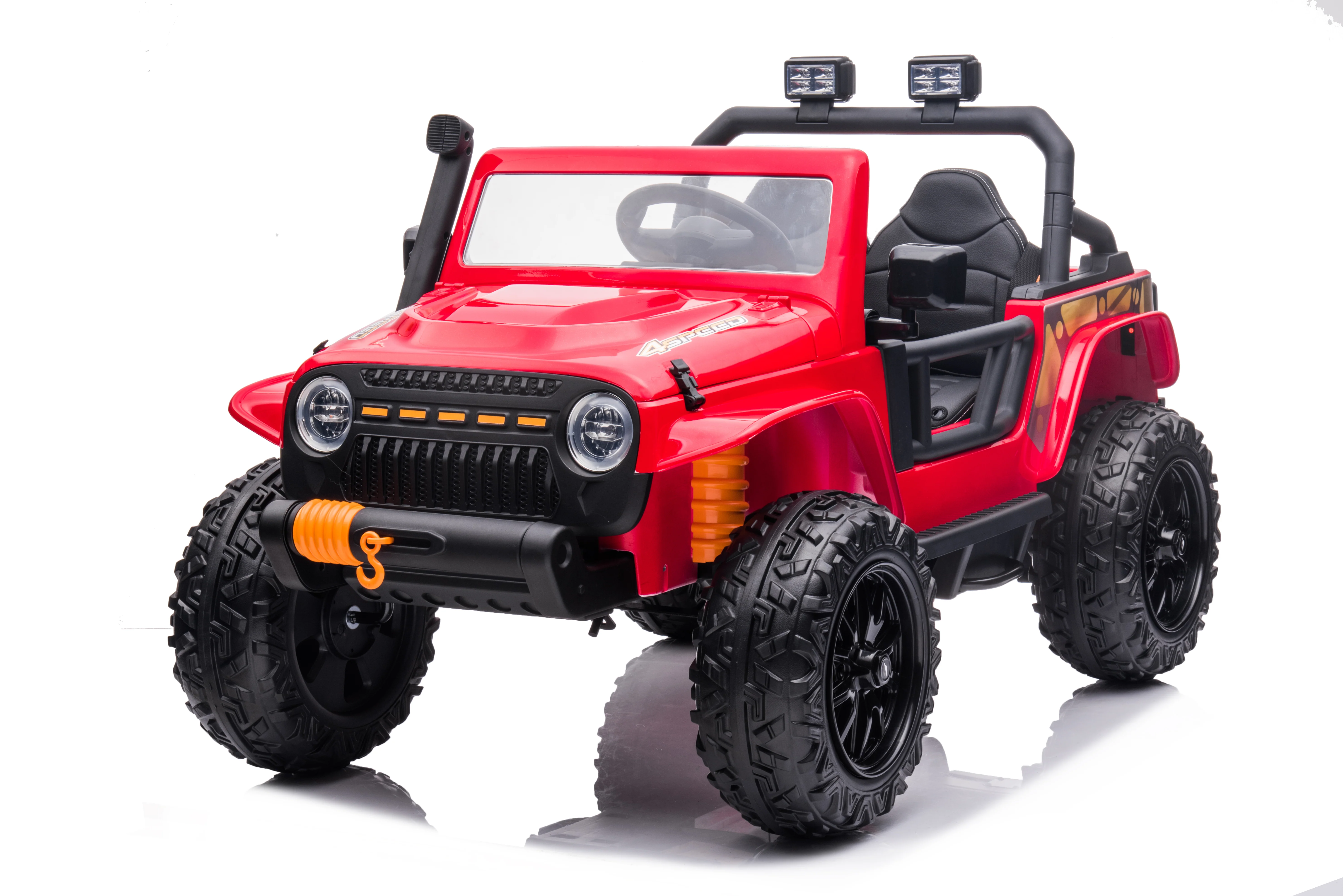24V Electric 2-Seater Ride-On Truck Toy with Bluetooth and Parent Remote Control for Kids - Image 12