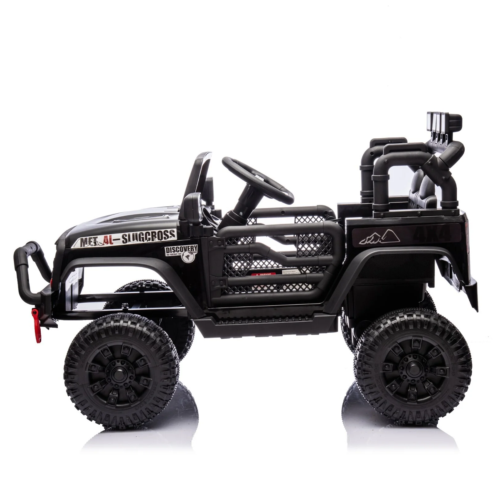 24V 400W Electric Ride-On Jeep Toy Car with Four-Wheel Suspension, Remote Control, and MP3 Player, Black - Image 3