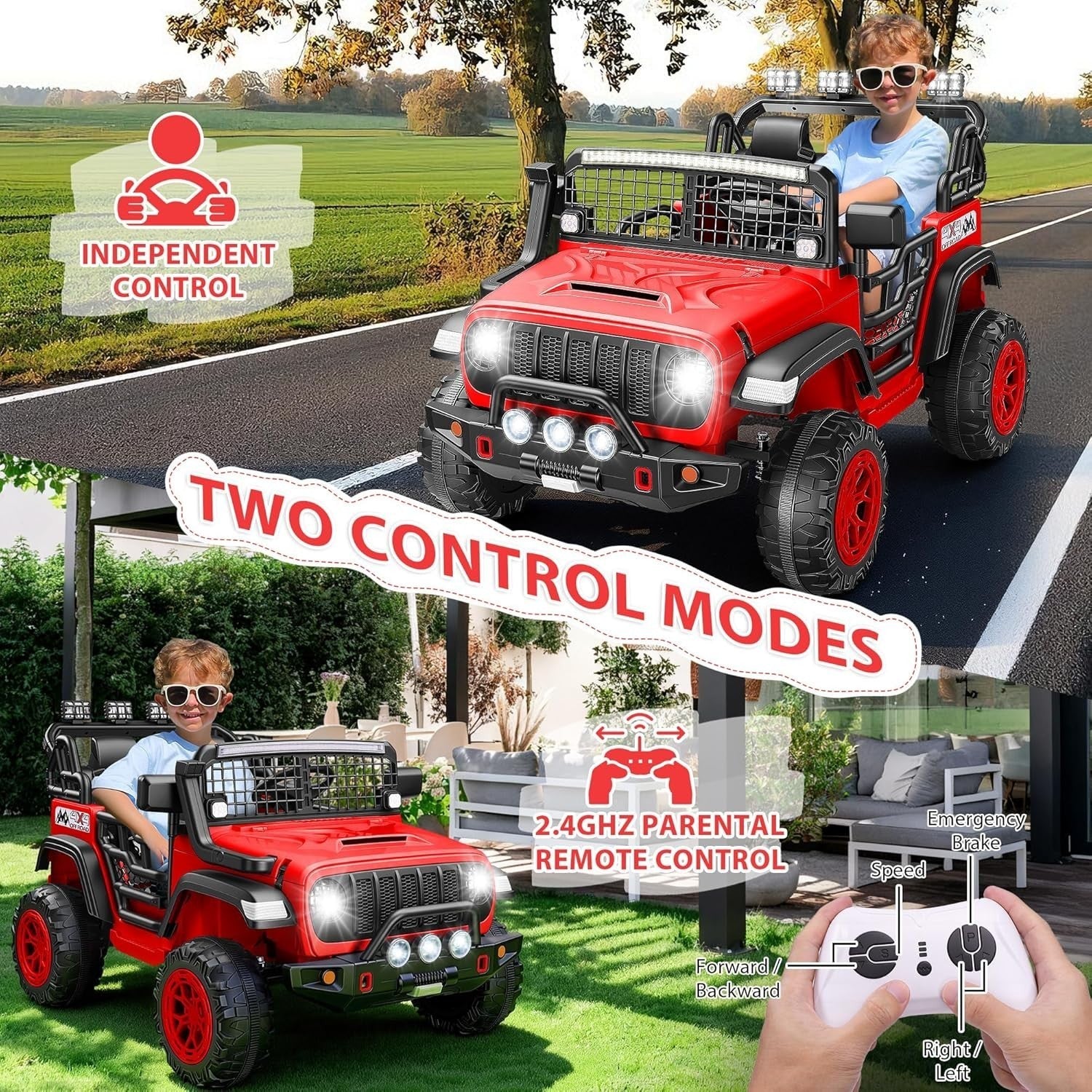 Electric SUV Ride-On Car for Kids with Remote Control and Dual 200W Motors - Image 4