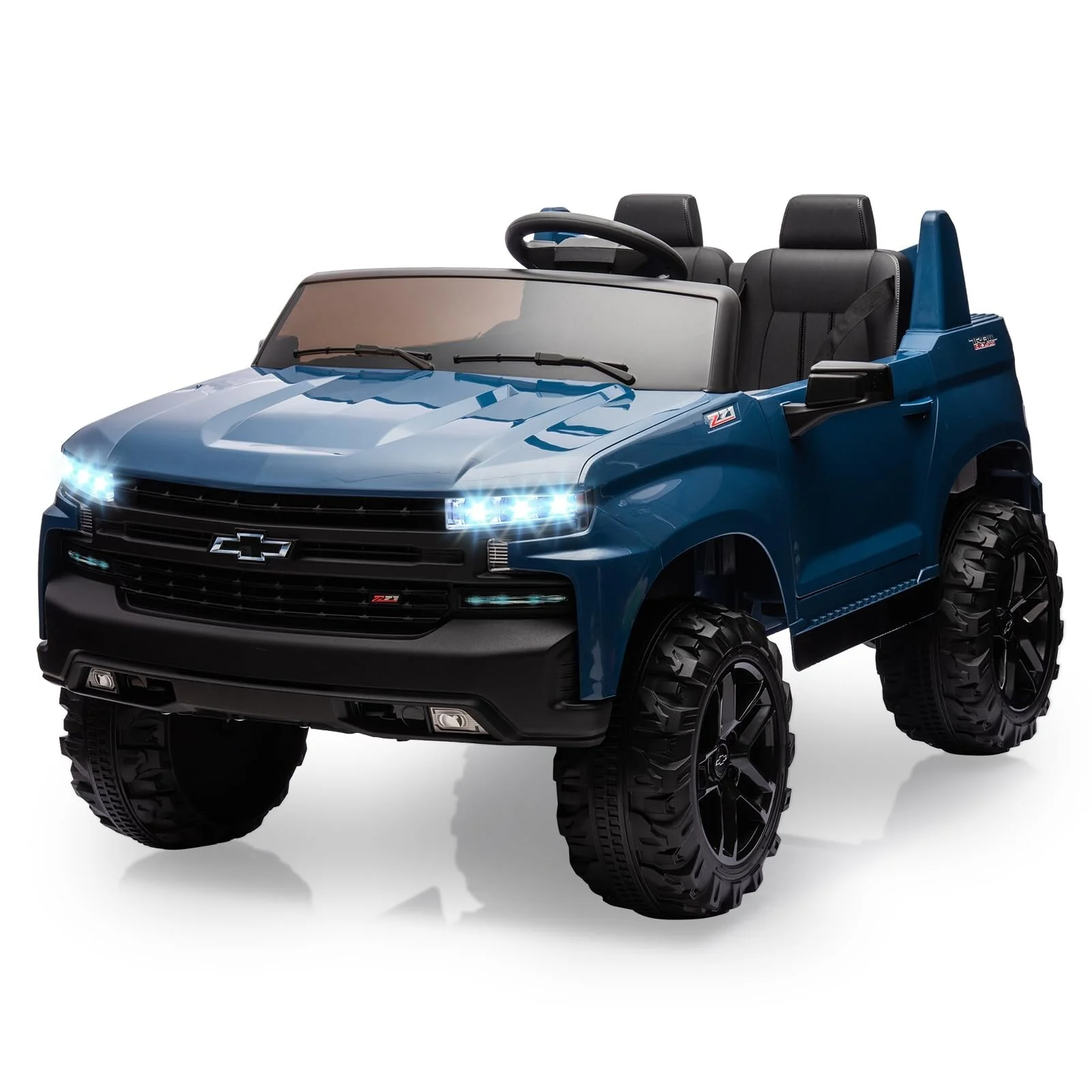 24V Electric 2-Seater Ride-On Truck Licensed Chevrolet Silverado for Kids - Image 15