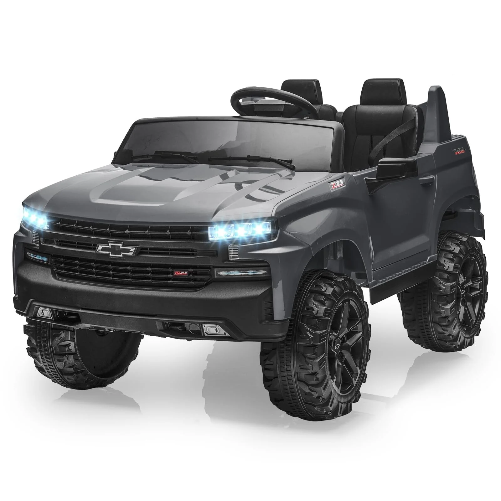24V Electric 2-Seater Ride-On Truck Licensed Chevrolet Silverado for Kids - Image 20