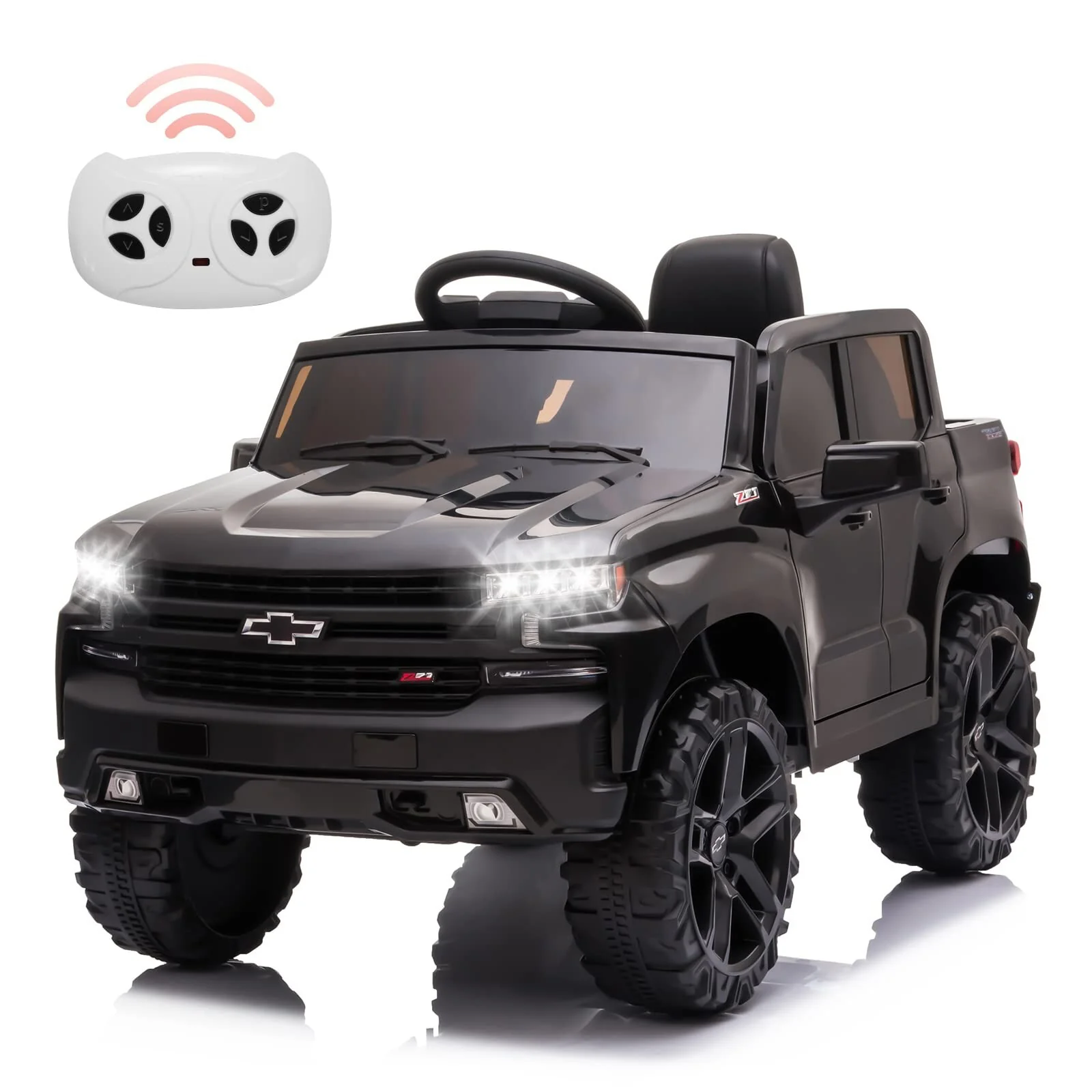 24V Electric 2-Seater Ride-On Truck Licensed Chevrolet Silverado for Kids - Image 28