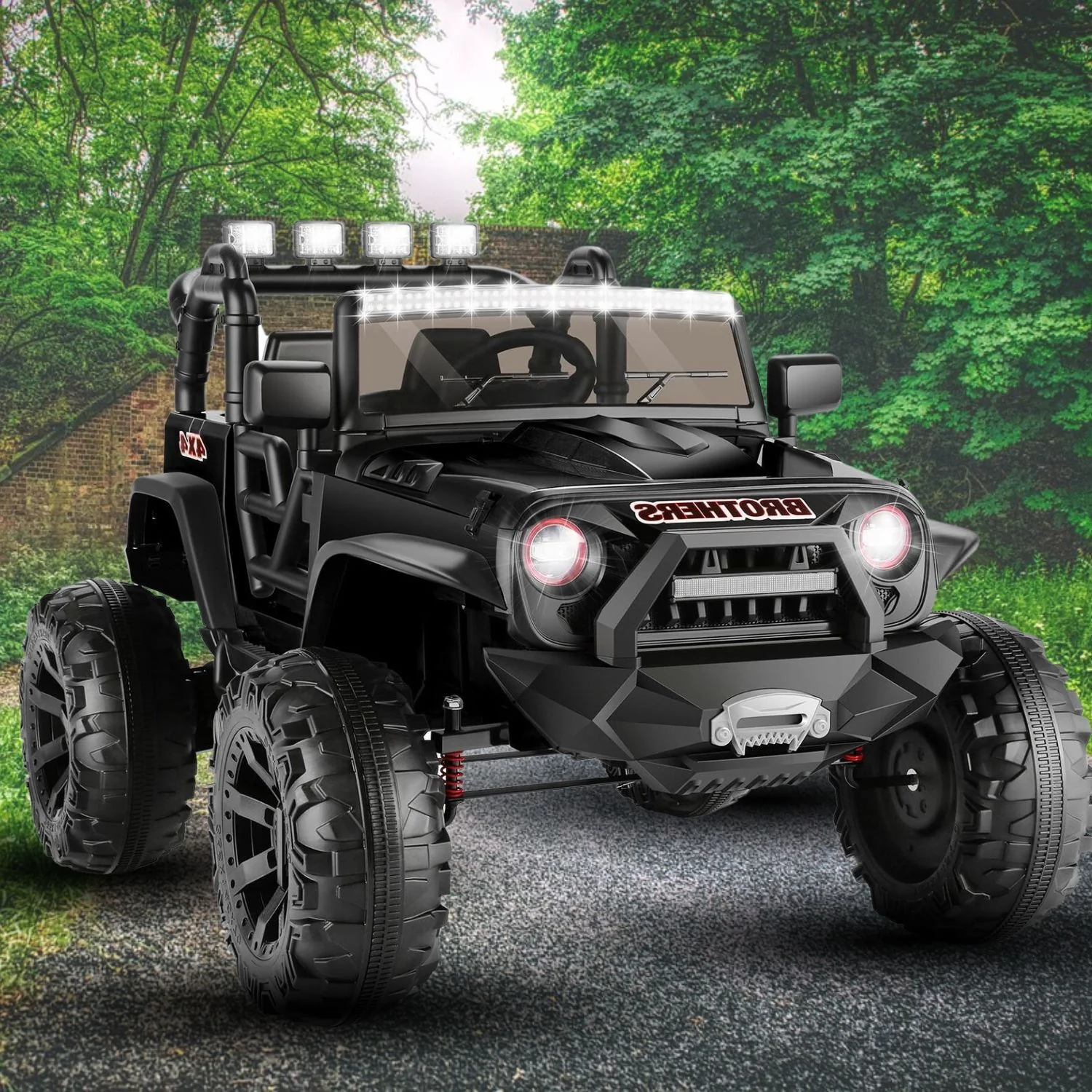 24V Electric 4x4 Off-Road Ride-On Car for Kids with 400W Motor and Remote Control - Image 3