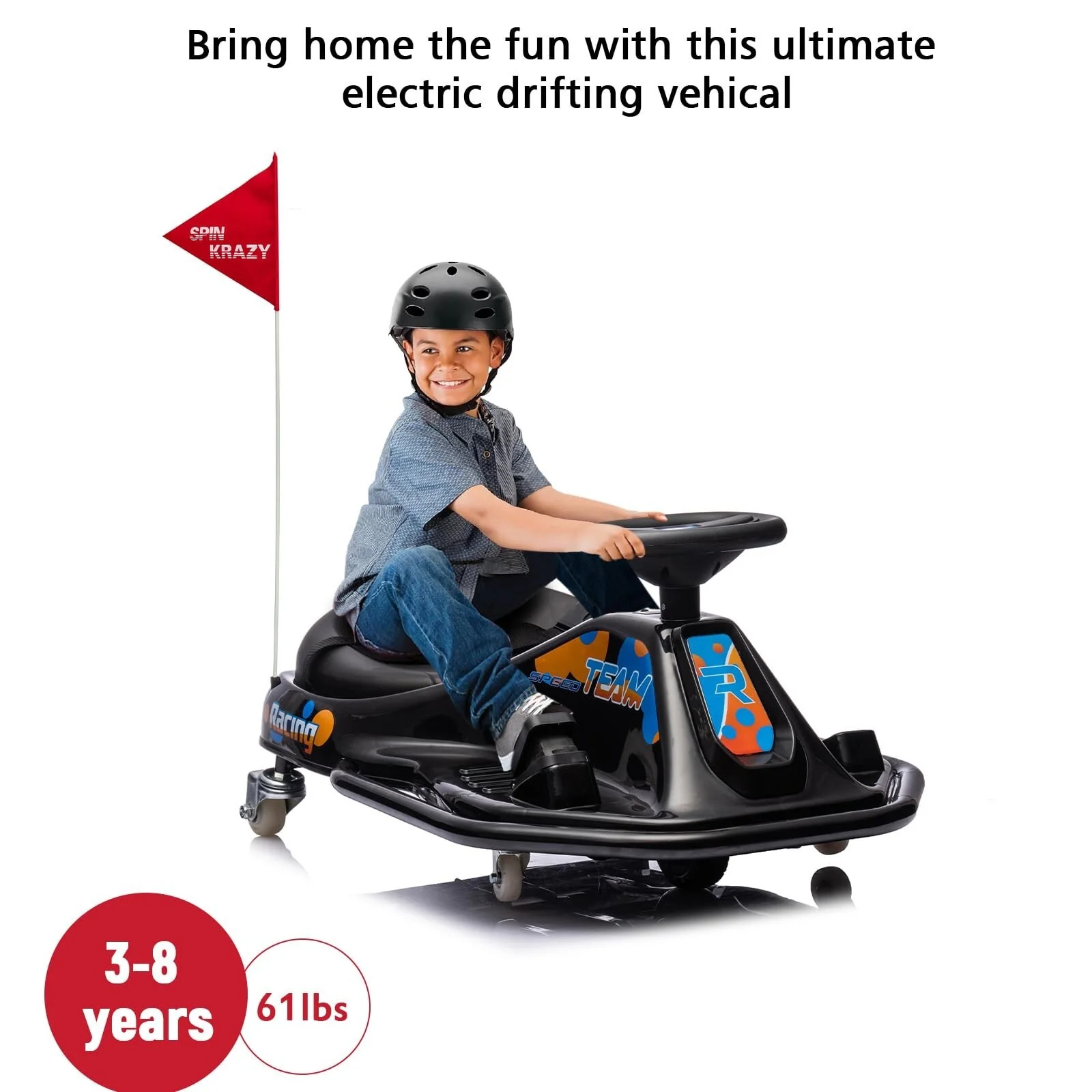 24V Battery-Powered Electric Drift Ride-On Go-Kart Toy for Kids - Image 10