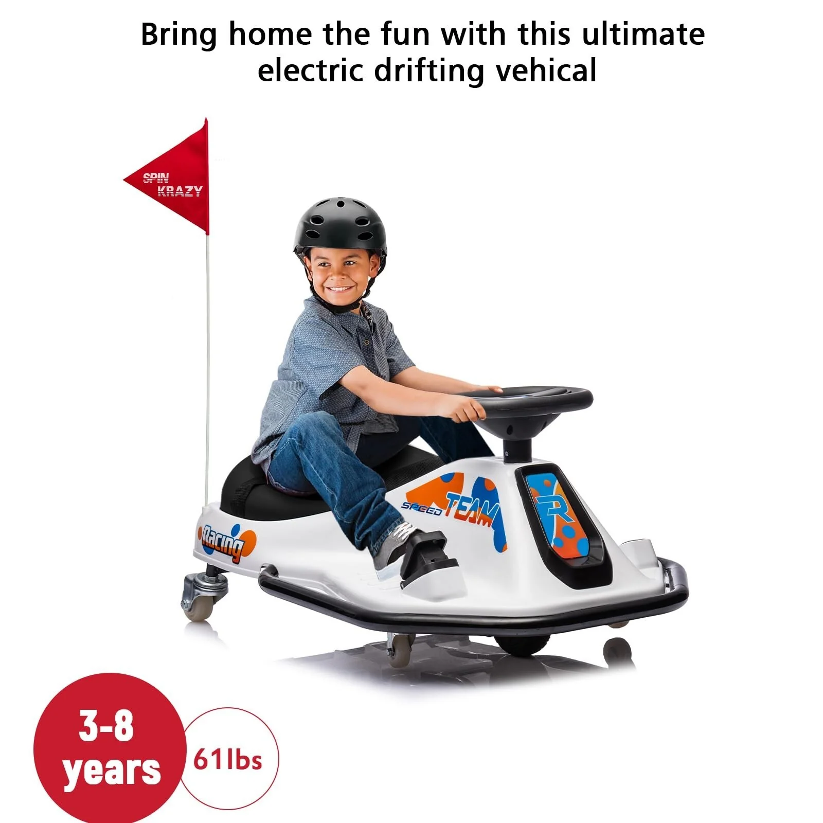 24V Battery-Powered Electric Drift Ride-On Go-Kart Toy for Kids - Image 3