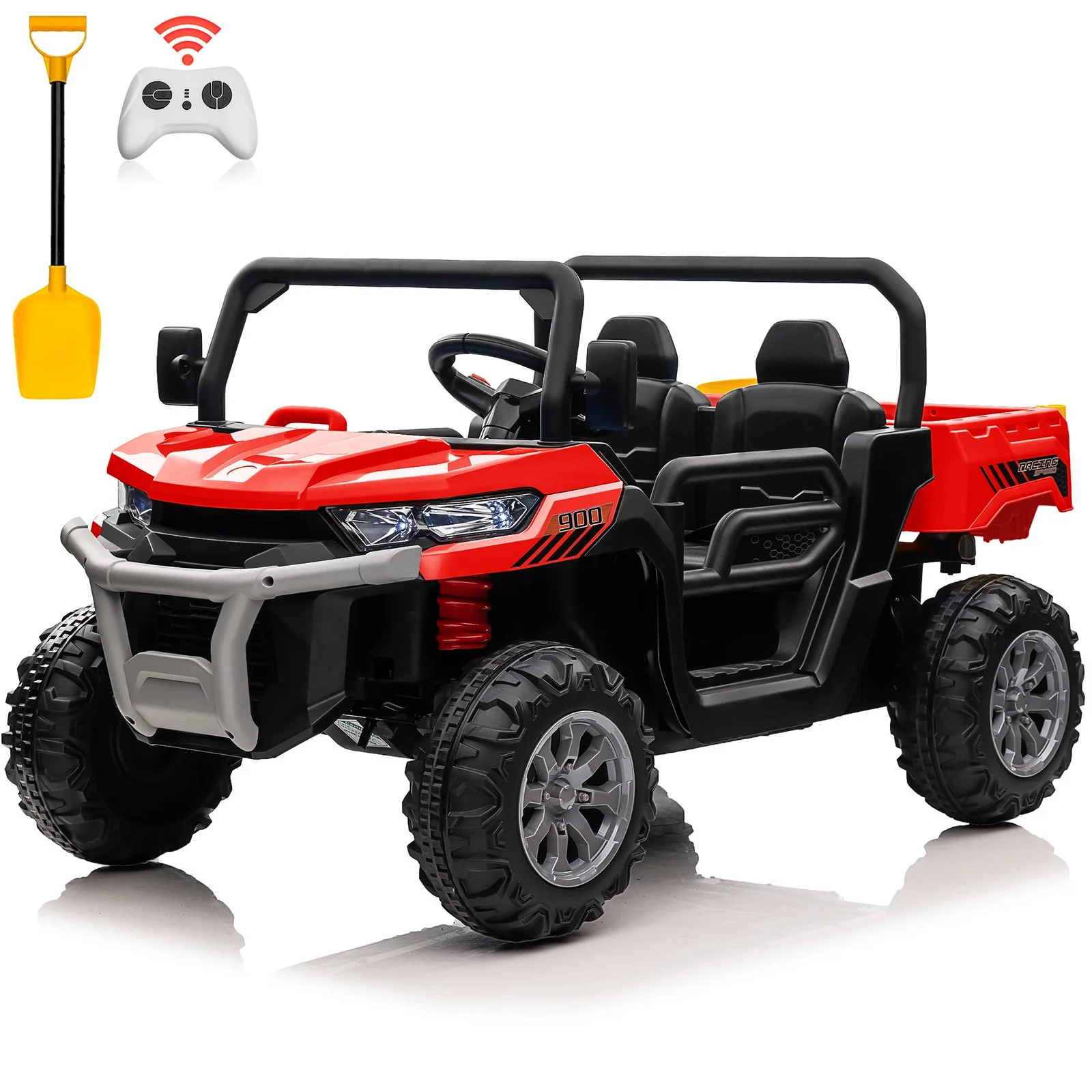 24V Electric Ride-On Dump Truck for Kids, 2-Seater UTV with 2.4G Remote Control, 4-Wheel Drive - Image 9