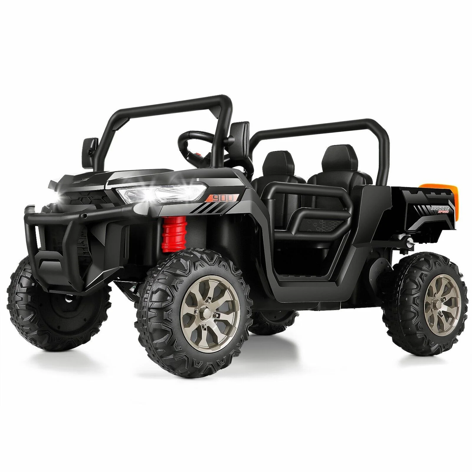 24V Electric 2-Seater Off-Road Kids Ride-On Dump Truck with 4-Wheel Drive and Functional Dump Bed - Image 14