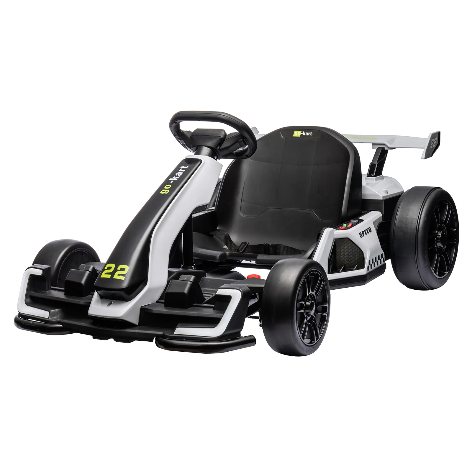24V Ride-On Go Kart Toy Car with 8MPH Speed and Drifting for Kids Ages 6-12