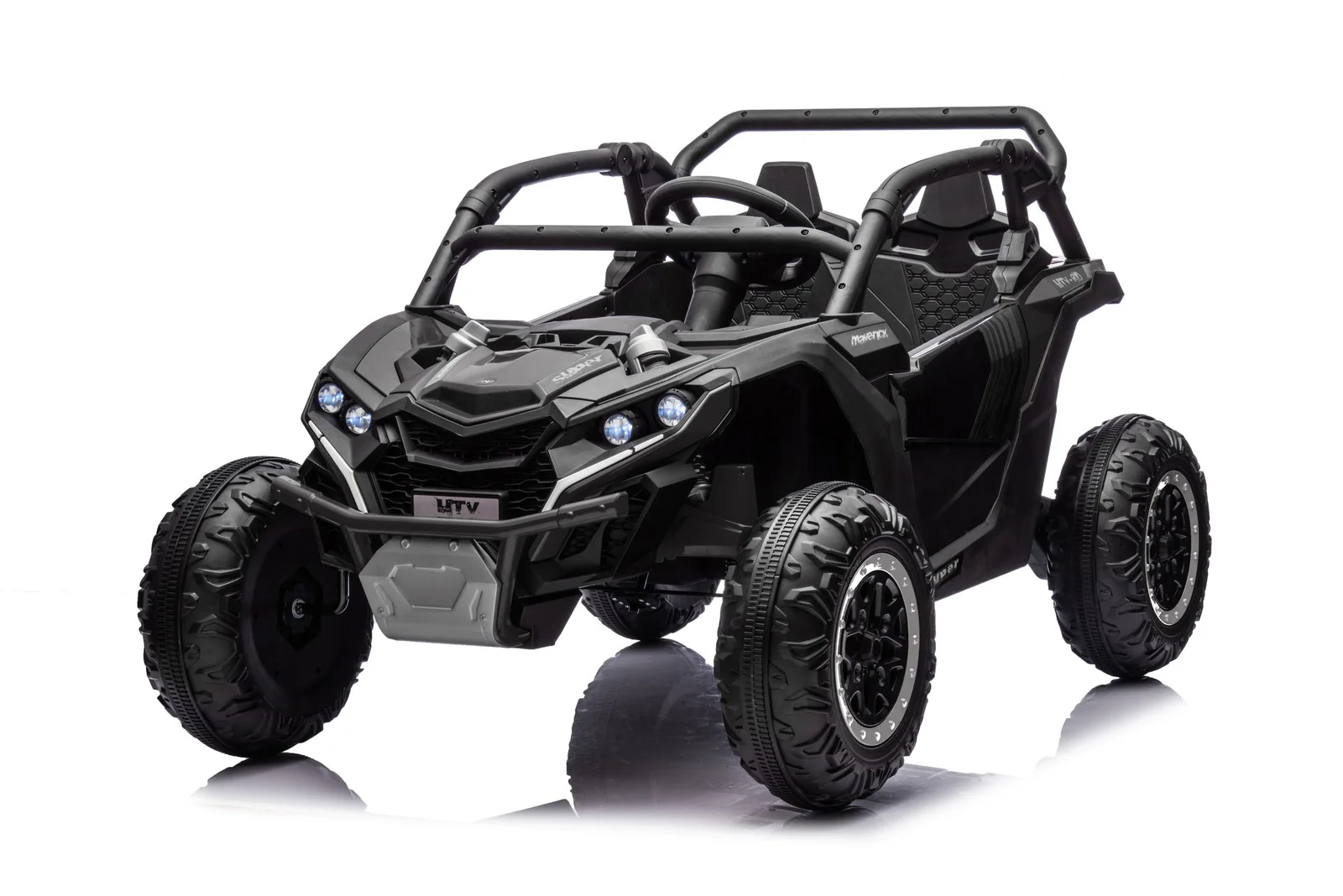 24V Ride-On Toy for Big Kids with Remote Control, 4-Wheel Electric Vehicle, Bluetooth Music