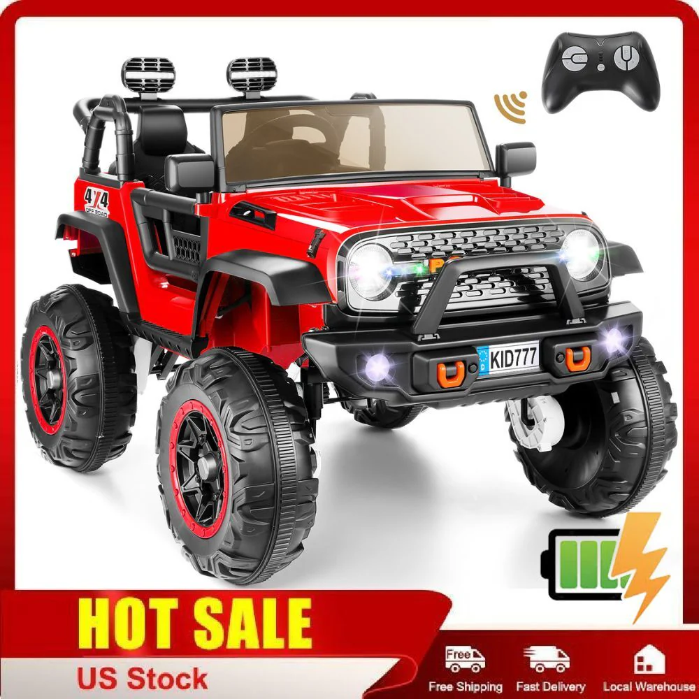 24V Electric 2-Seater Ride-On Truck for Kids with Parent Remote Control - Image 10