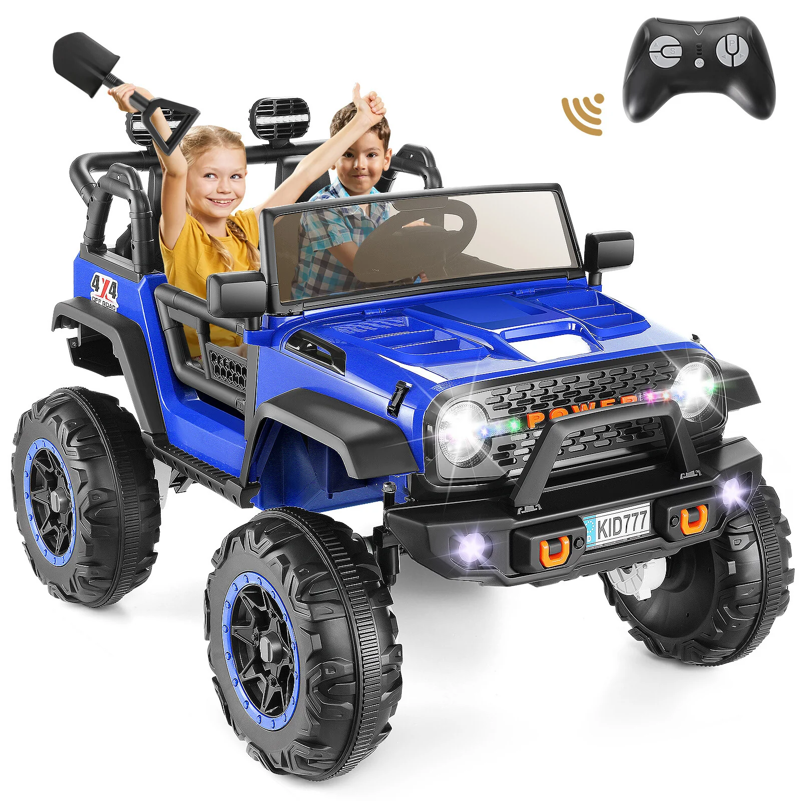 24V Electric 2-Seater Ride-On Truck for Kids with Parent Remote Control - Image 14