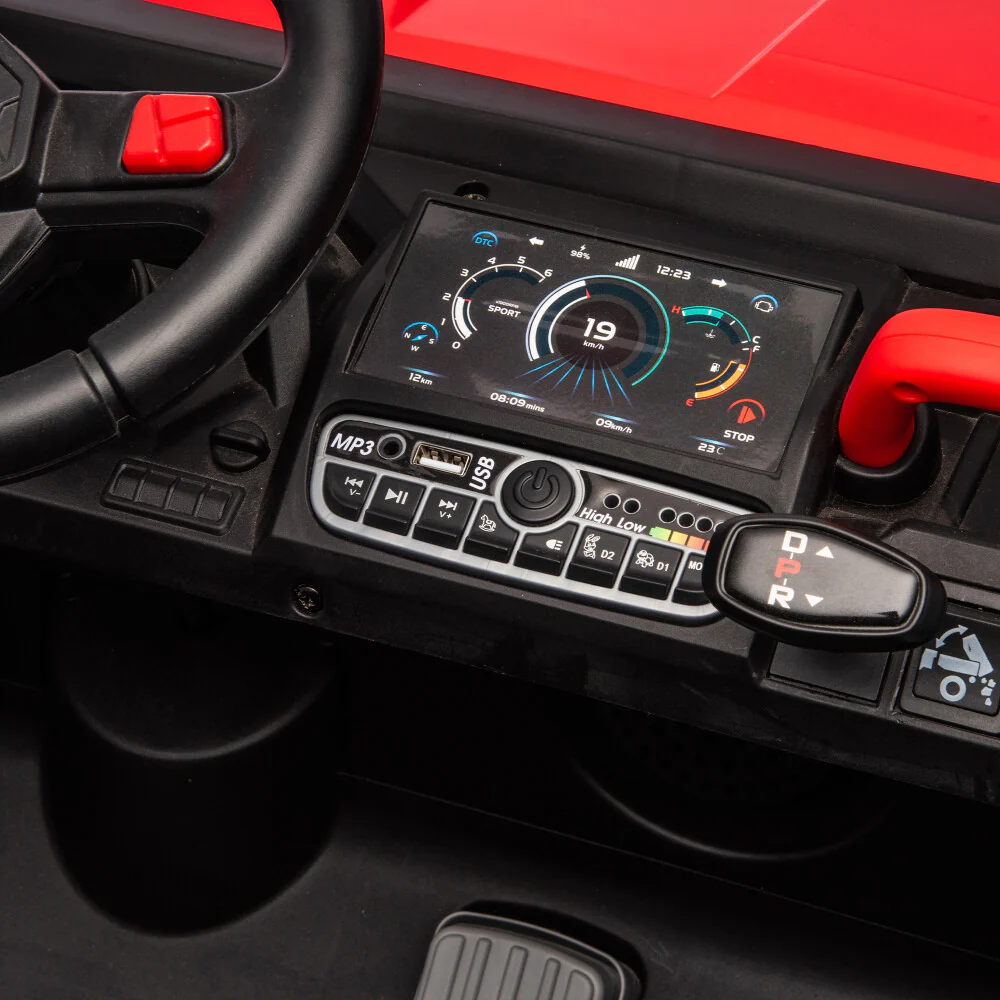 24V 2-Seater Ride-On UTV Truck with Dual 200W Motors for Boys and Girls - Image 34