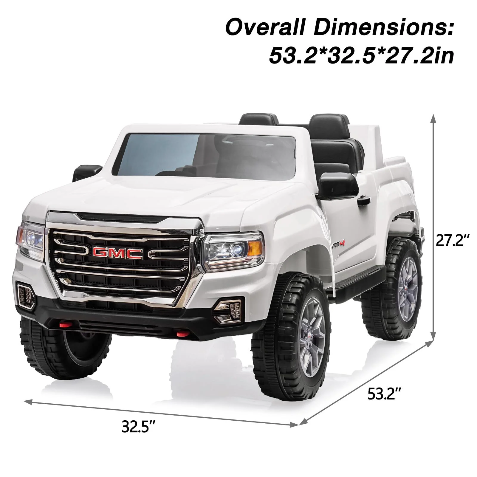 24V Ride-On Truck Car for Kids with Power Wheels, Remote Control, and LED Lights - Image 6
