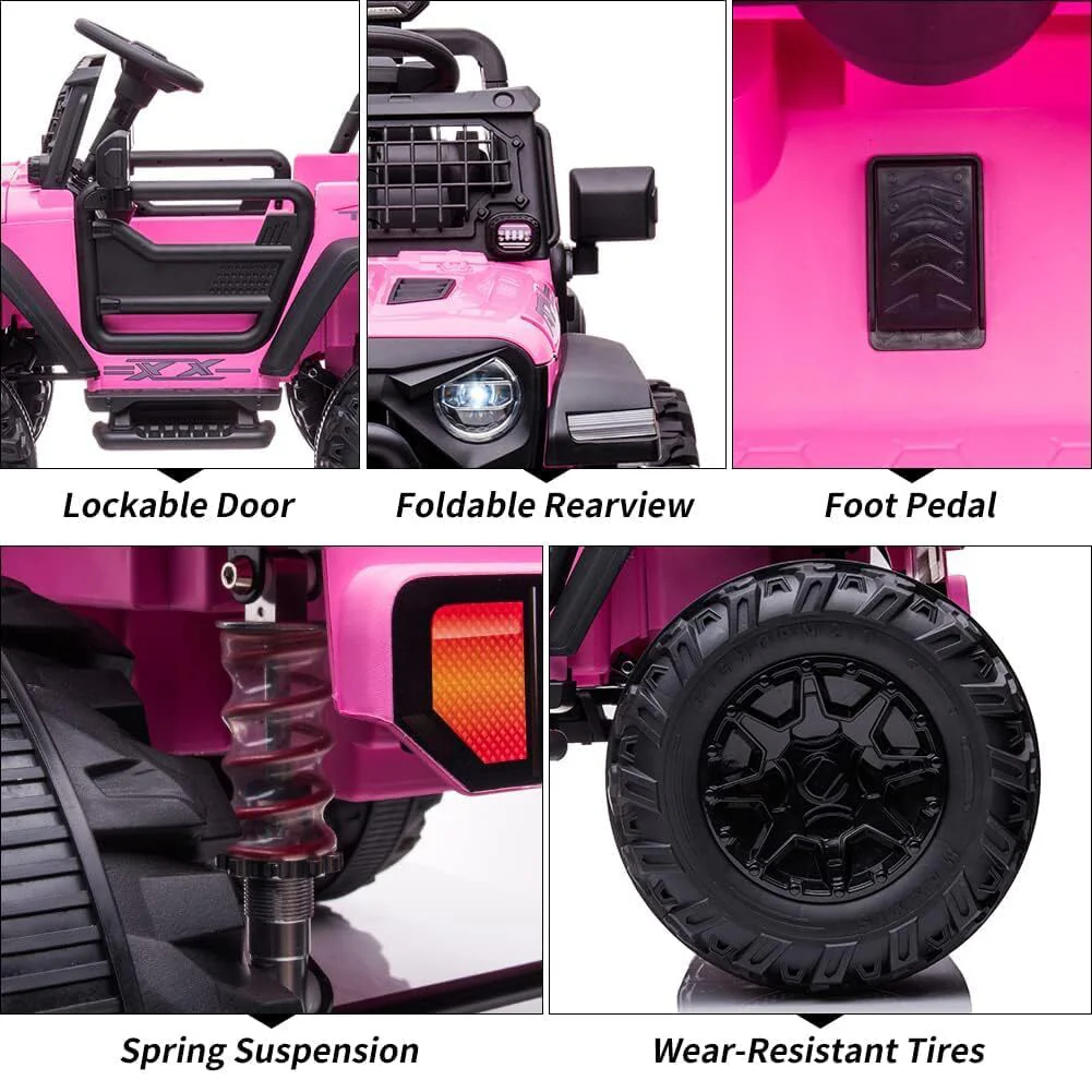 24V Electric Ride-On Truck Car for Kids with Parent Remote Control - Image 6