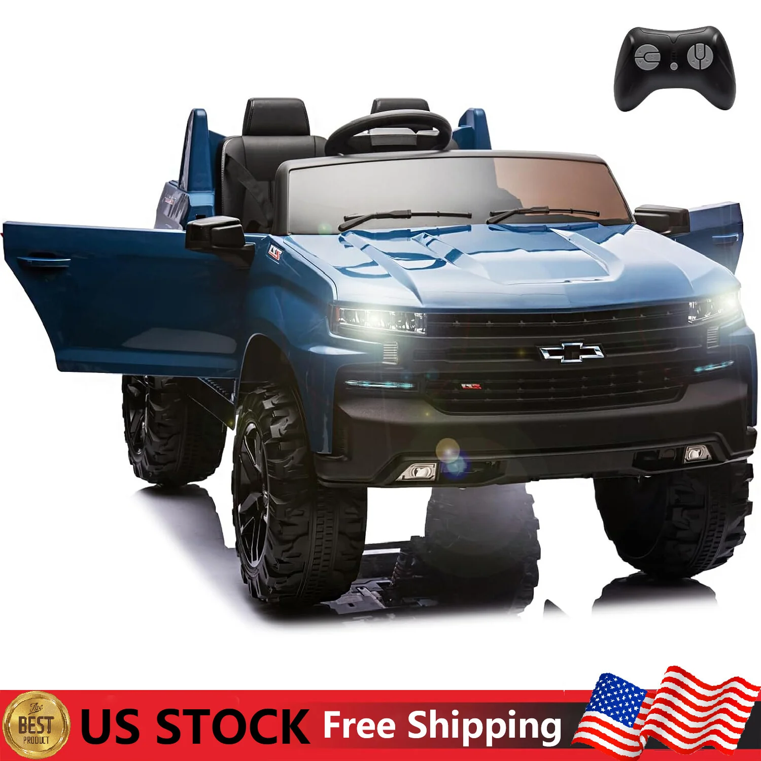 24V Electric 2-Seater Ride-On Truck for Kids with Remote Control Toy Car - Image 14
