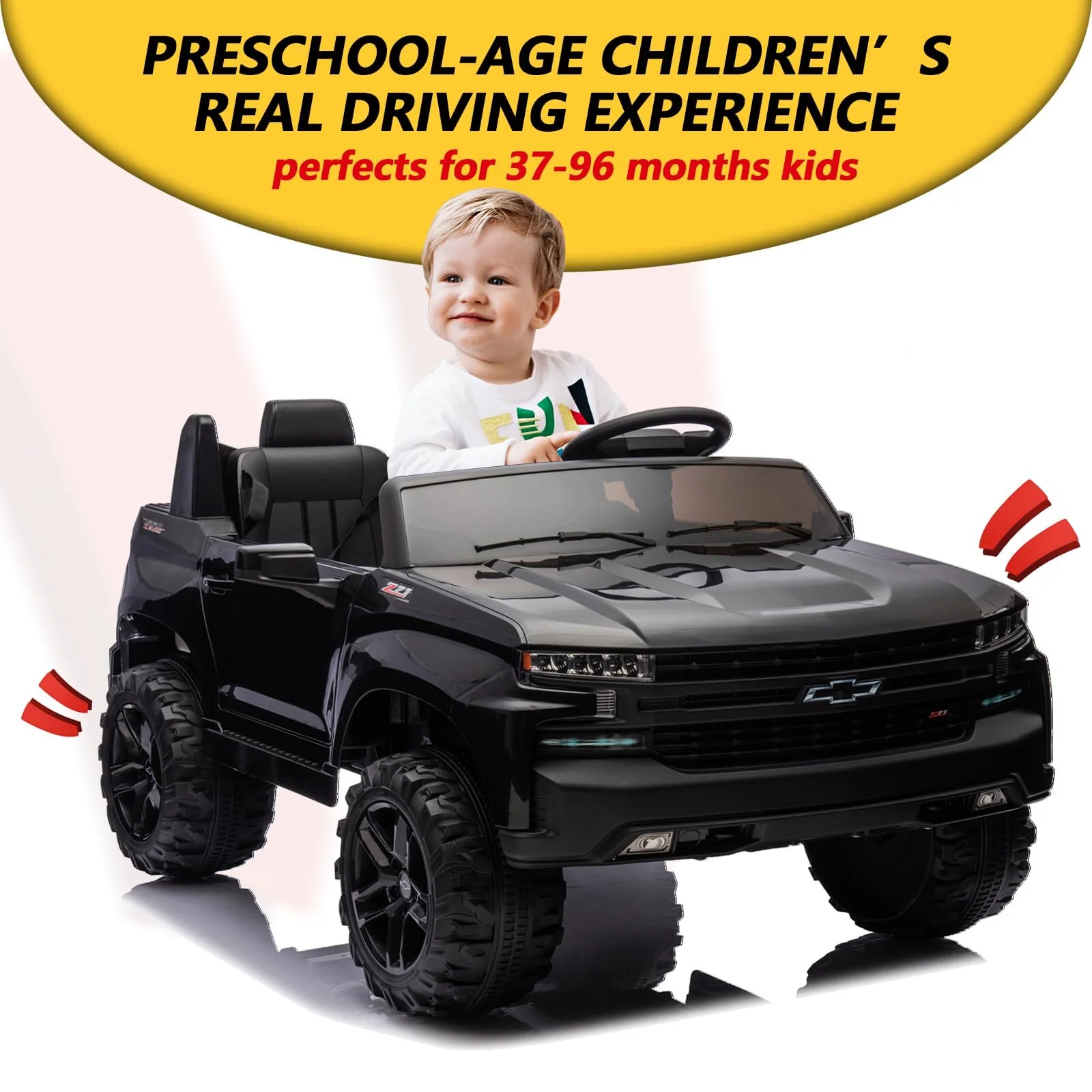 24V Electric 2-Seater Kids Ride-On Truck with Remote, MP3, and Bluetooth - Image 9